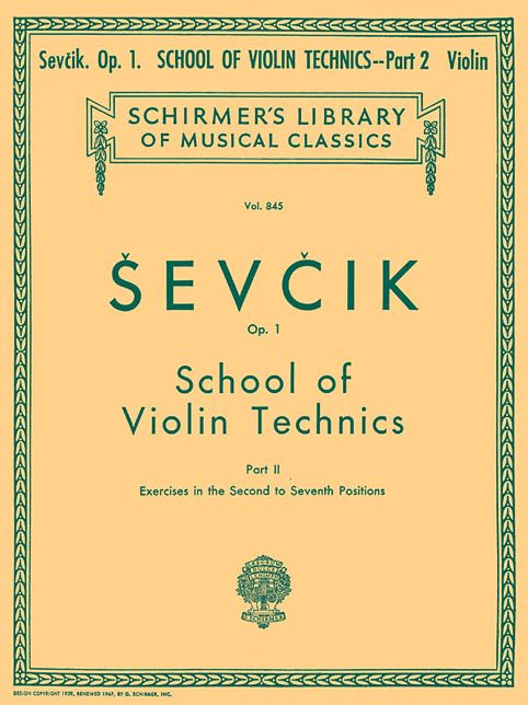 School of Violin Technics, Op. 1 - Book 2: Violin Method