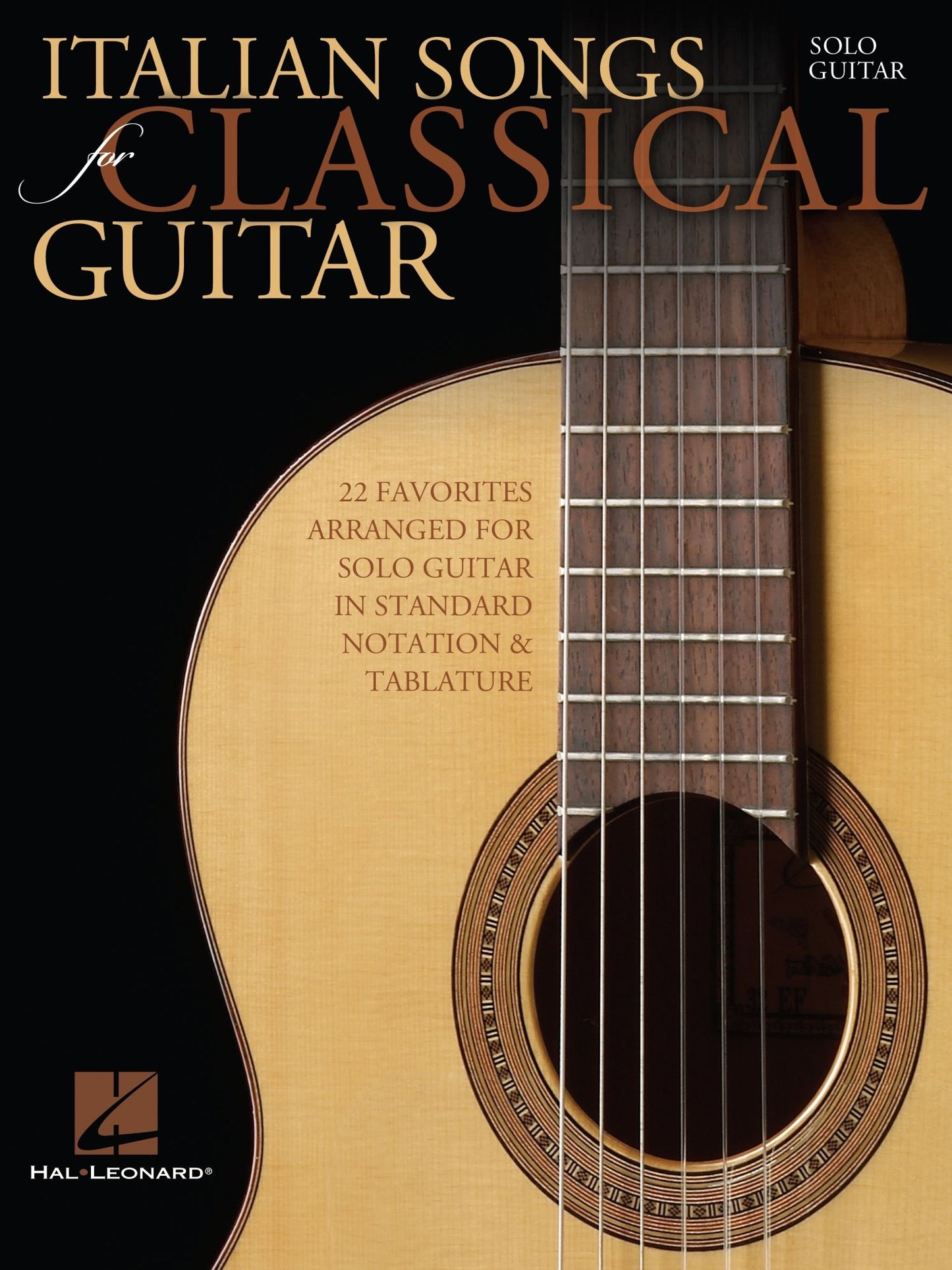 Italian Songs for Classical Guitar (Songbook): Standard Notation & Tab