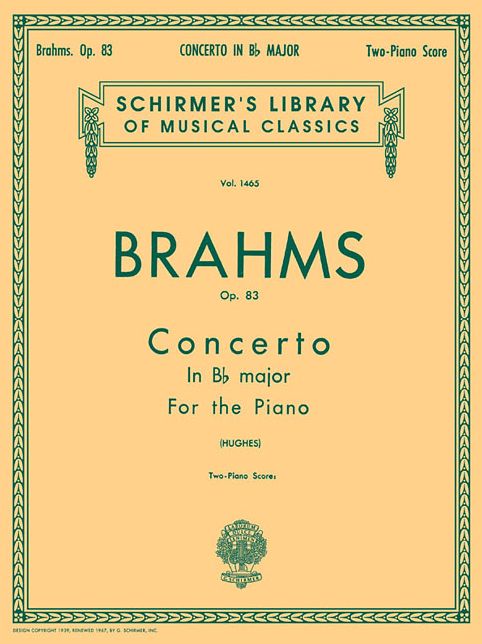 Concerto No. 2 in Bb, Op. 83: Piano Duet
