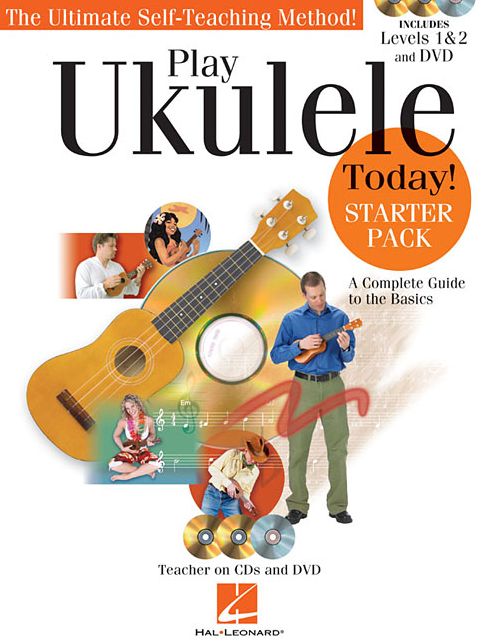Play Ukulele Today! Starter Pack with Level 1, Level 2 & DVD (Book/2-CD/DVD)