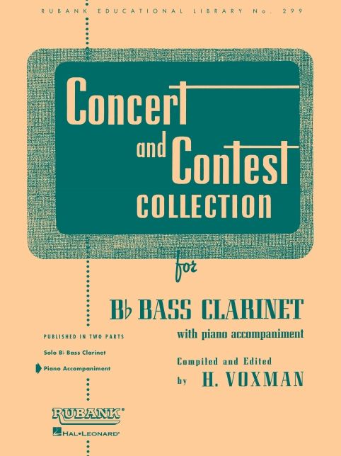 Concert and Contest Collections - Bb Bass Clarinet - Piano Accompaniment