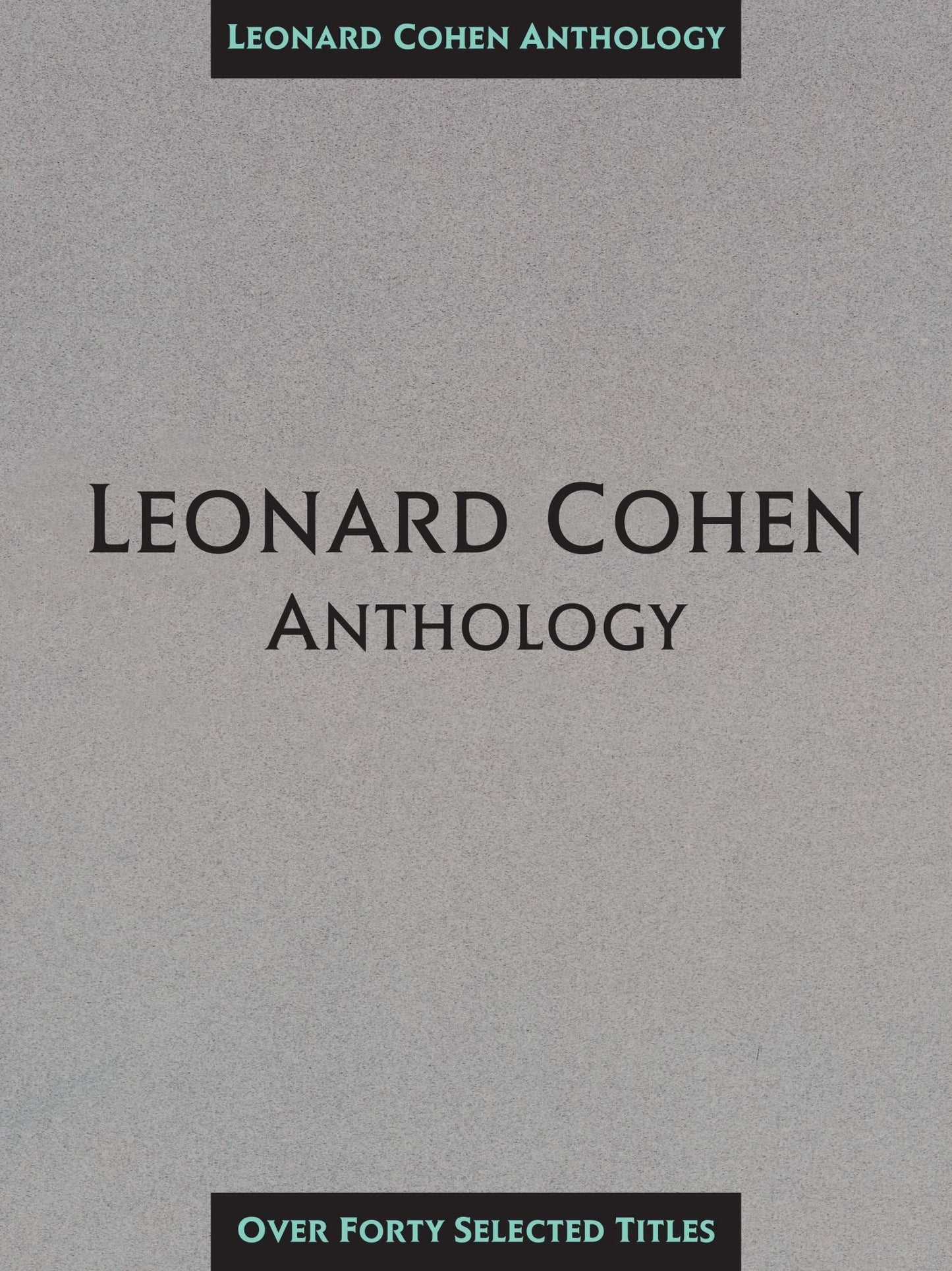 Leonard Cohen Anthology (Songbook)