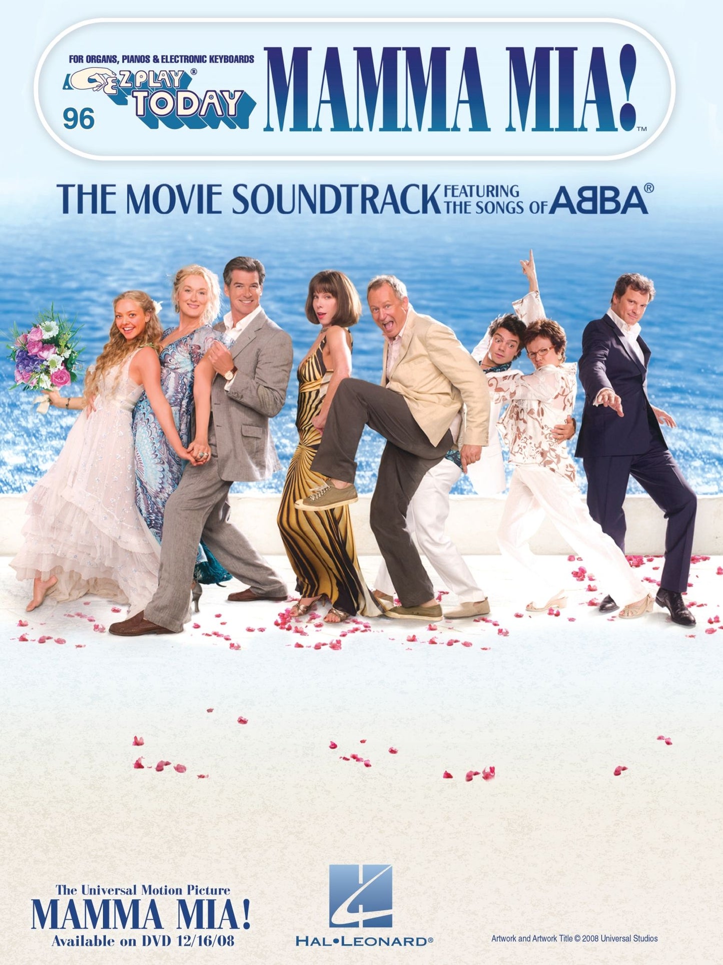 Mamma Mia - The Movie Soundtrack (Songbook): E-Z Play Today Volume 96