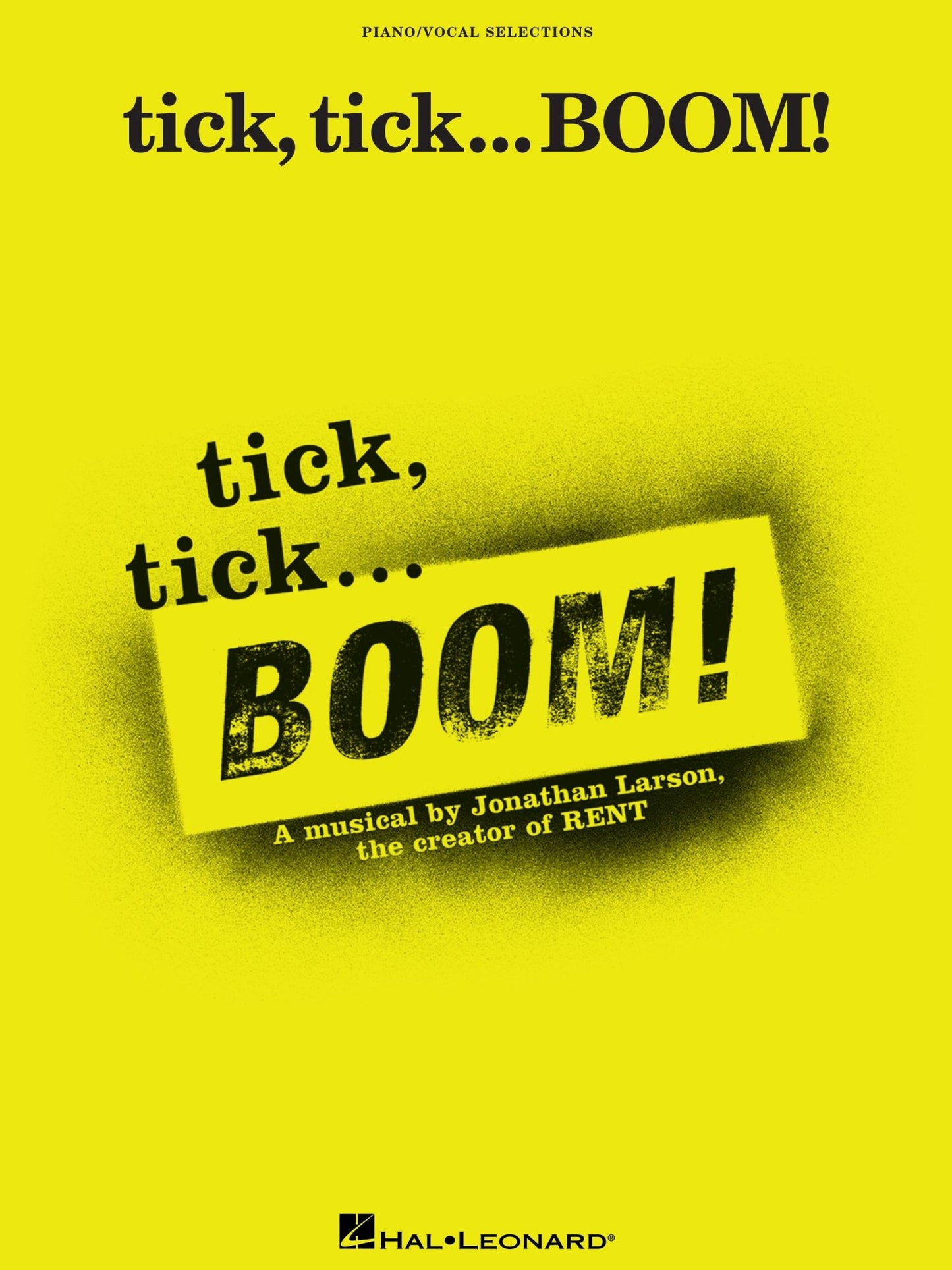 tick, tick ... BOOM! (Songbook)