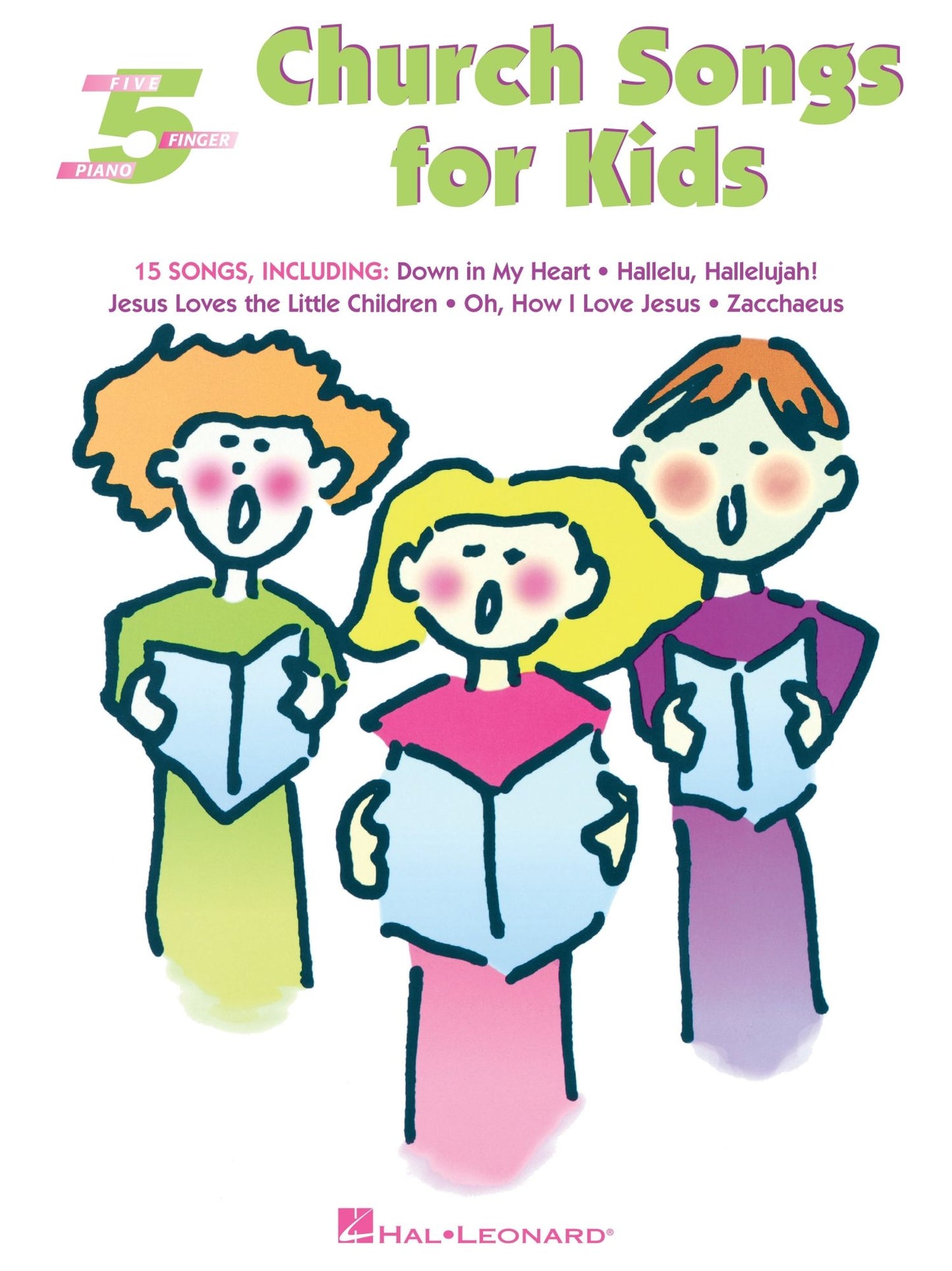 Church Songs for Kids (Songbook): Five-Finger Piano