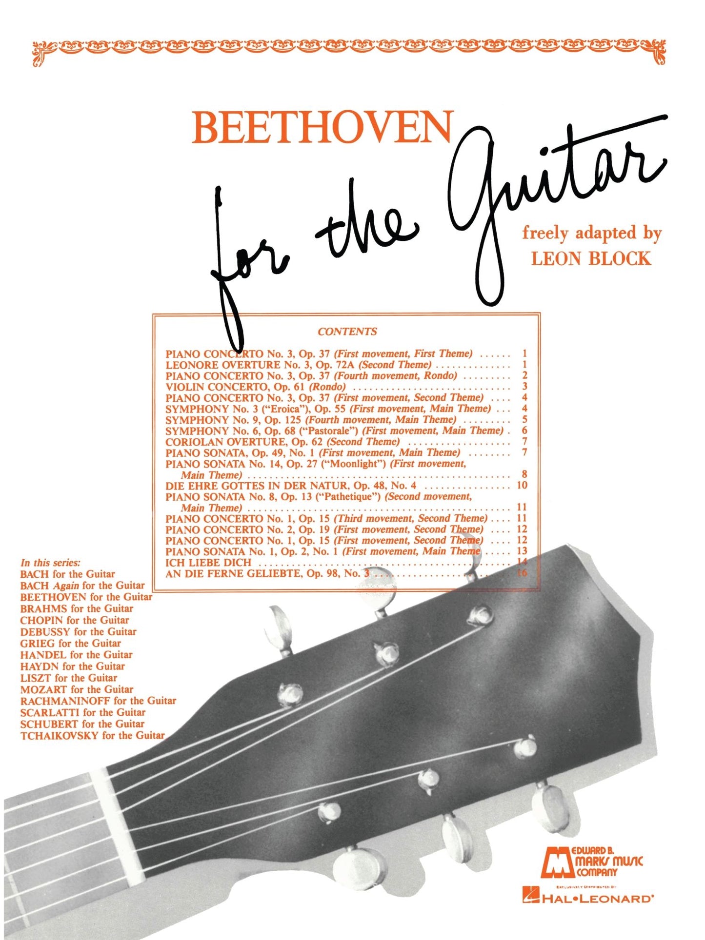 Beethoven for Guitar (Songbook): Guitar Solo
