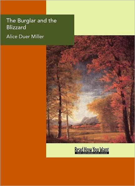 The Burglar and the Blizzard
