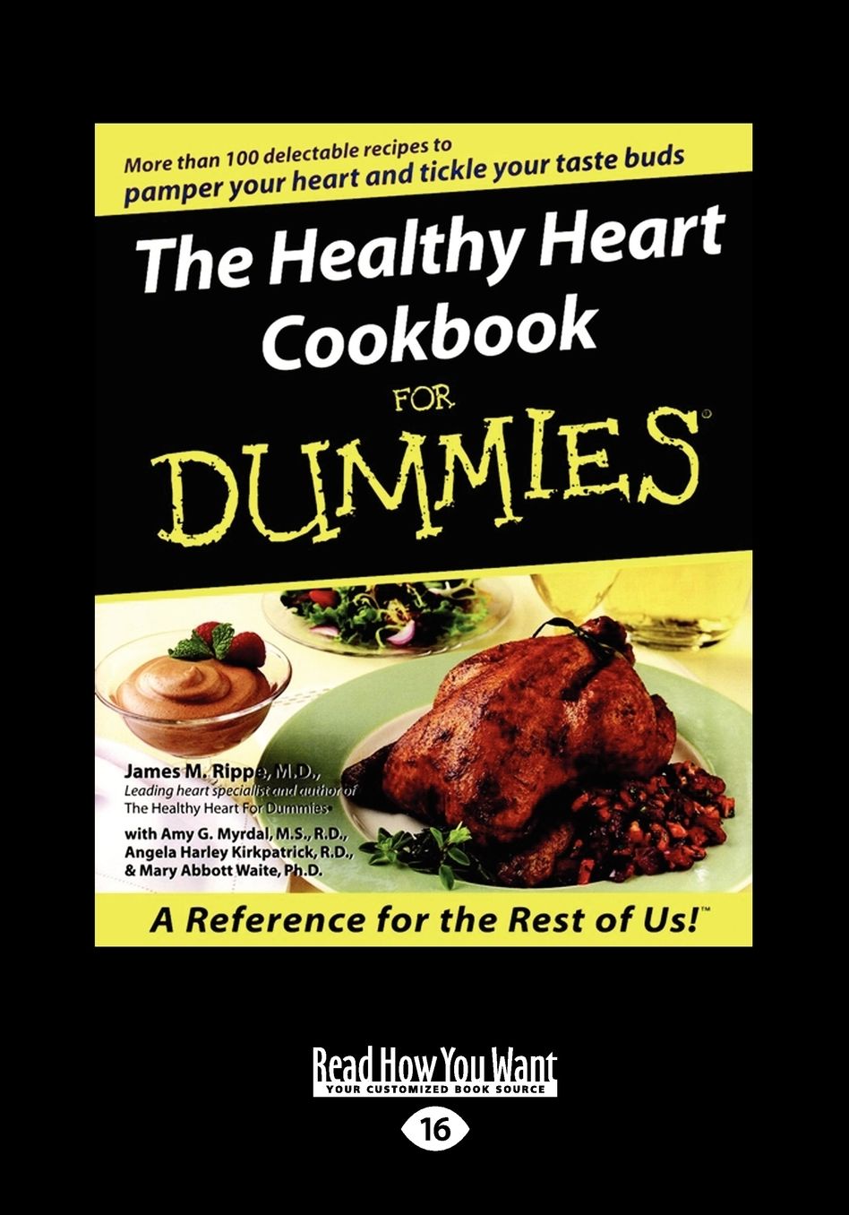 The Healthy Heart Cookbook For Dummies (Large Print 16pt)