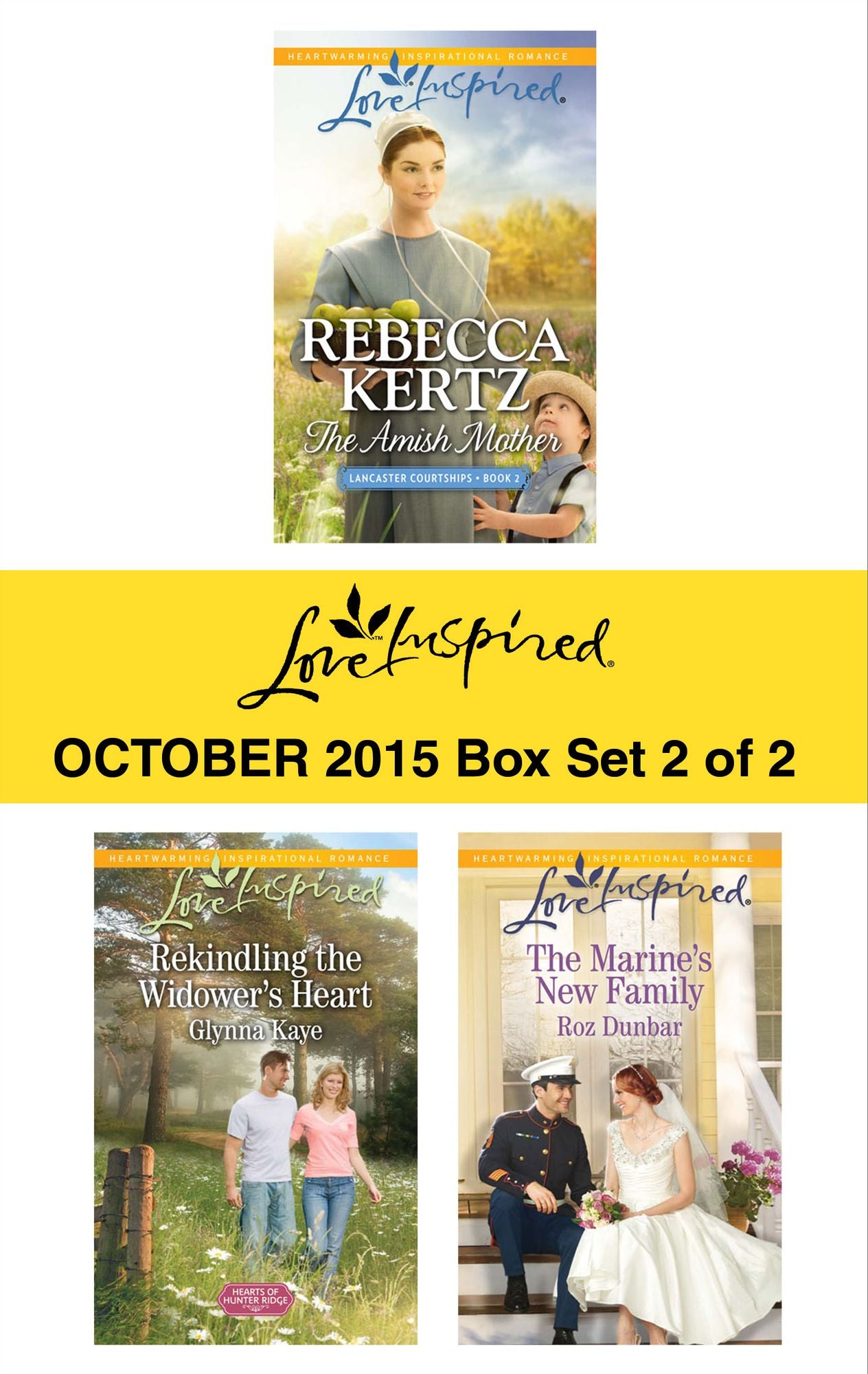 Love Inspired October 2015 - Box Set 2 of 2: The Amish MotherRekindling the Widower's HeartThe Marine's New Family