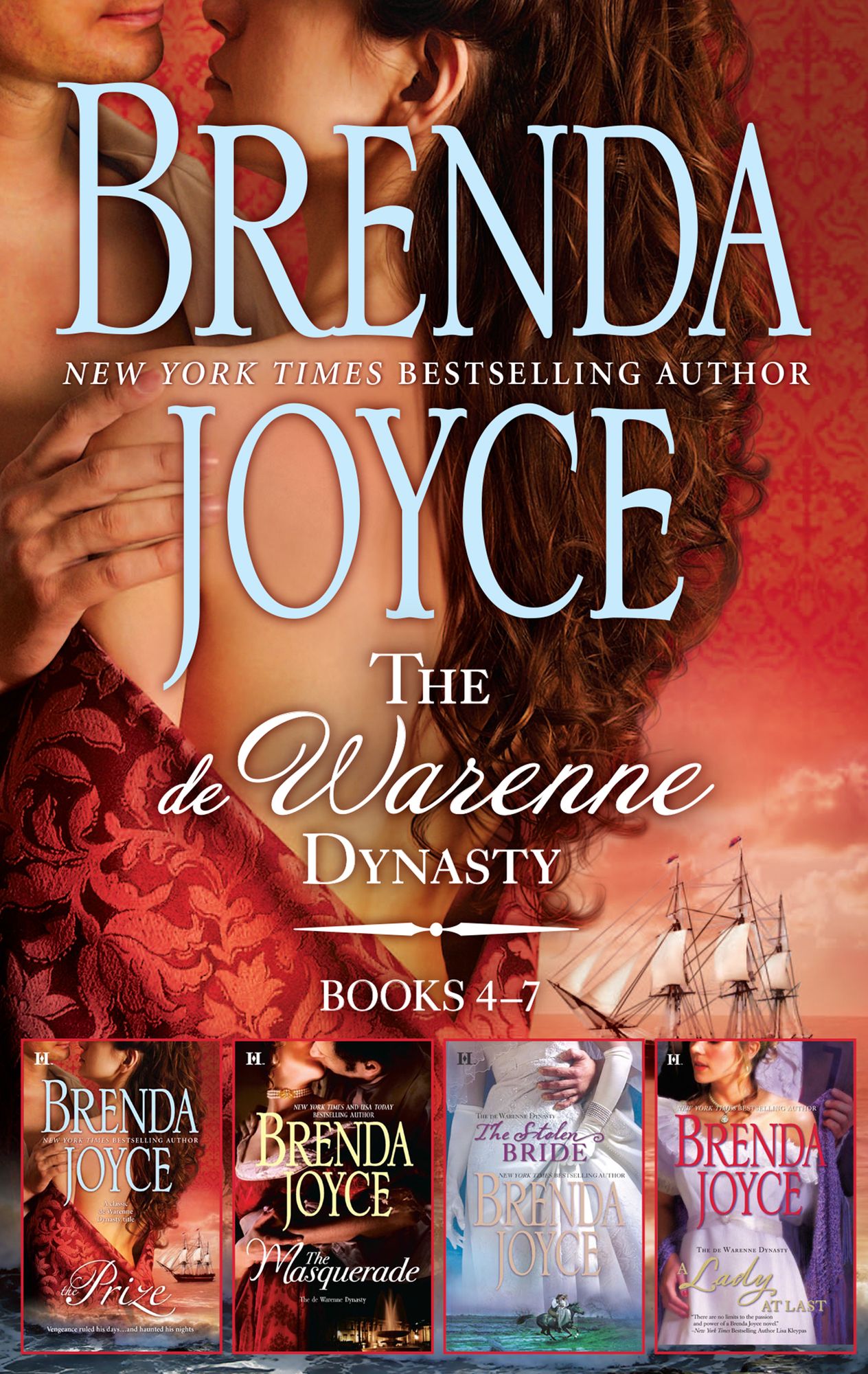 Brenda Joyce The de Warenne Dynasty Series Books 4-7: The PrizeThe MasqueradeThe Stolen BrideA Lady at Last
