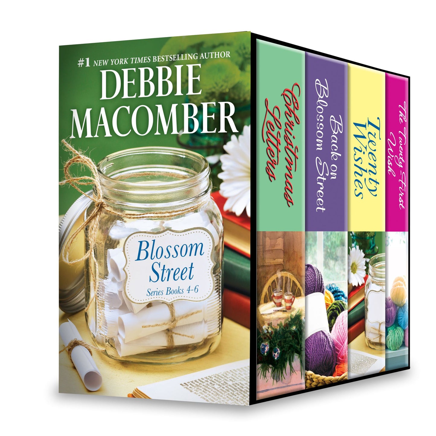 Debbie Macomber Blossom Street Series Books 4-6: Christmas LettersBack on Blossom StreetTwenty WishesThe Twenty-First Wish