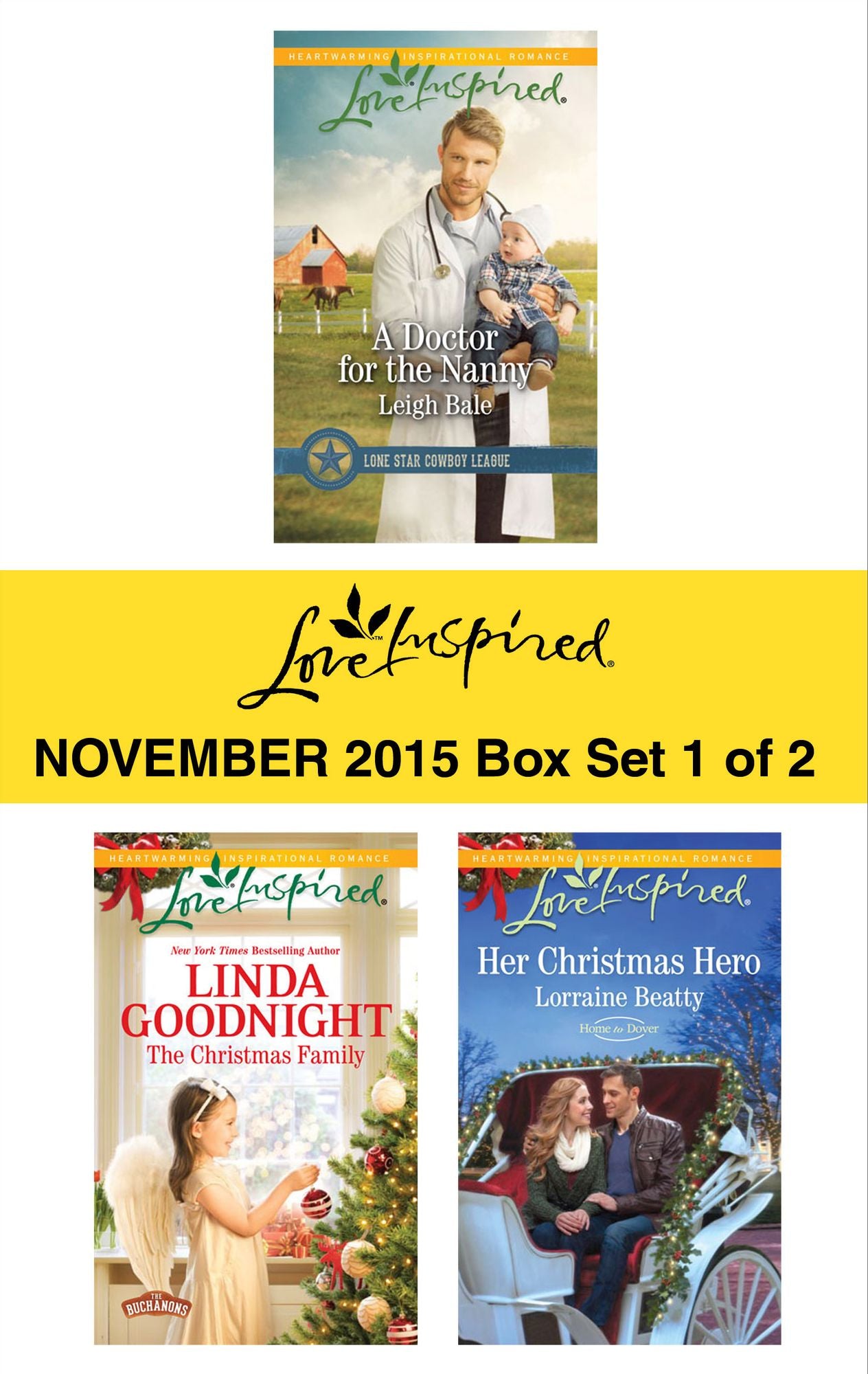 Love Inspired November 2015 - Box Set 1 of 2: A Doctor for the NannyThe Christmas FamilyHer Christmas Hero