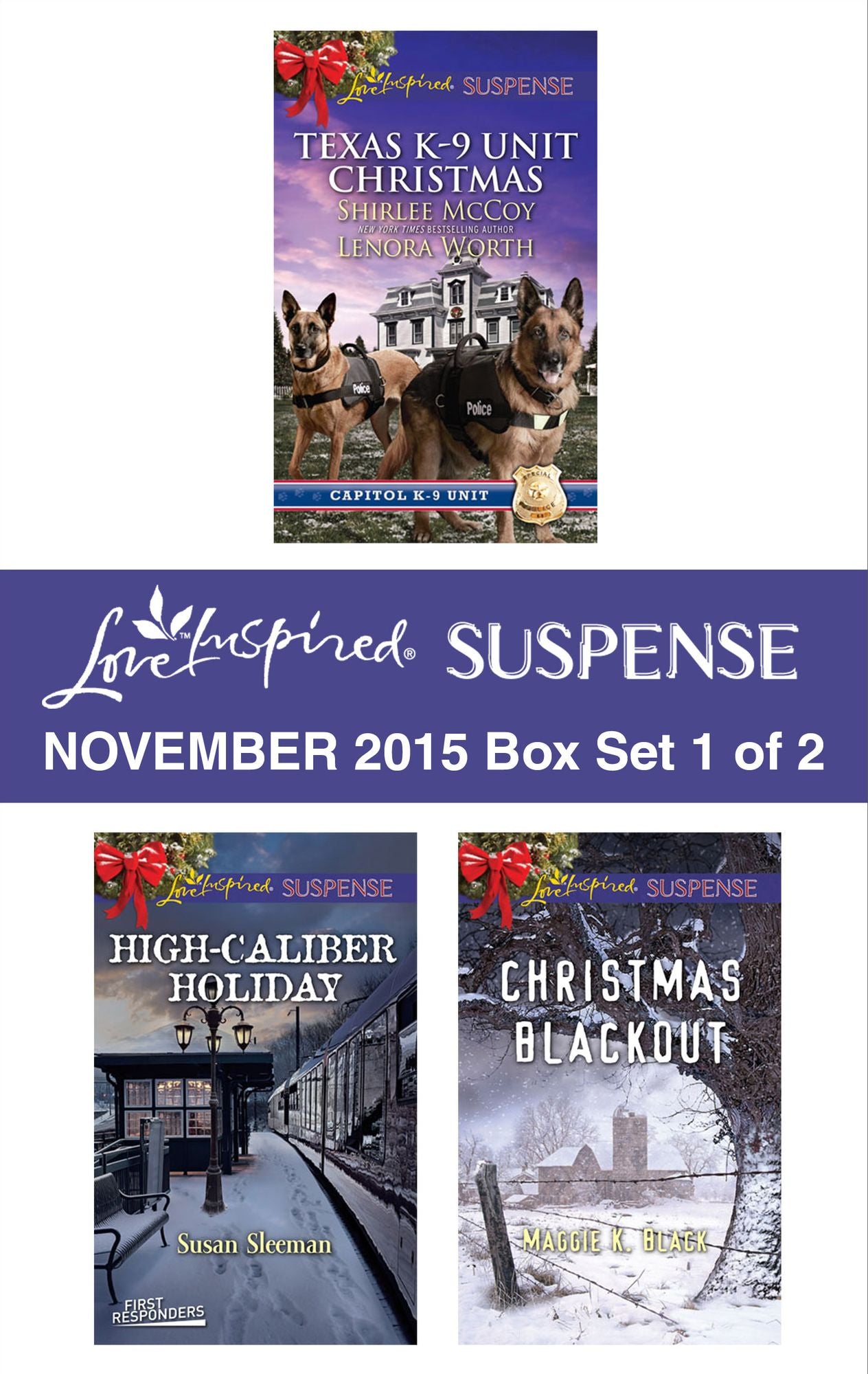 Love Inspired Suspense November 2015 - Box Set 1 of 2: Protecting VirginiaGuarding AbigailHigh-Caliber HolidayChristmas Blackout