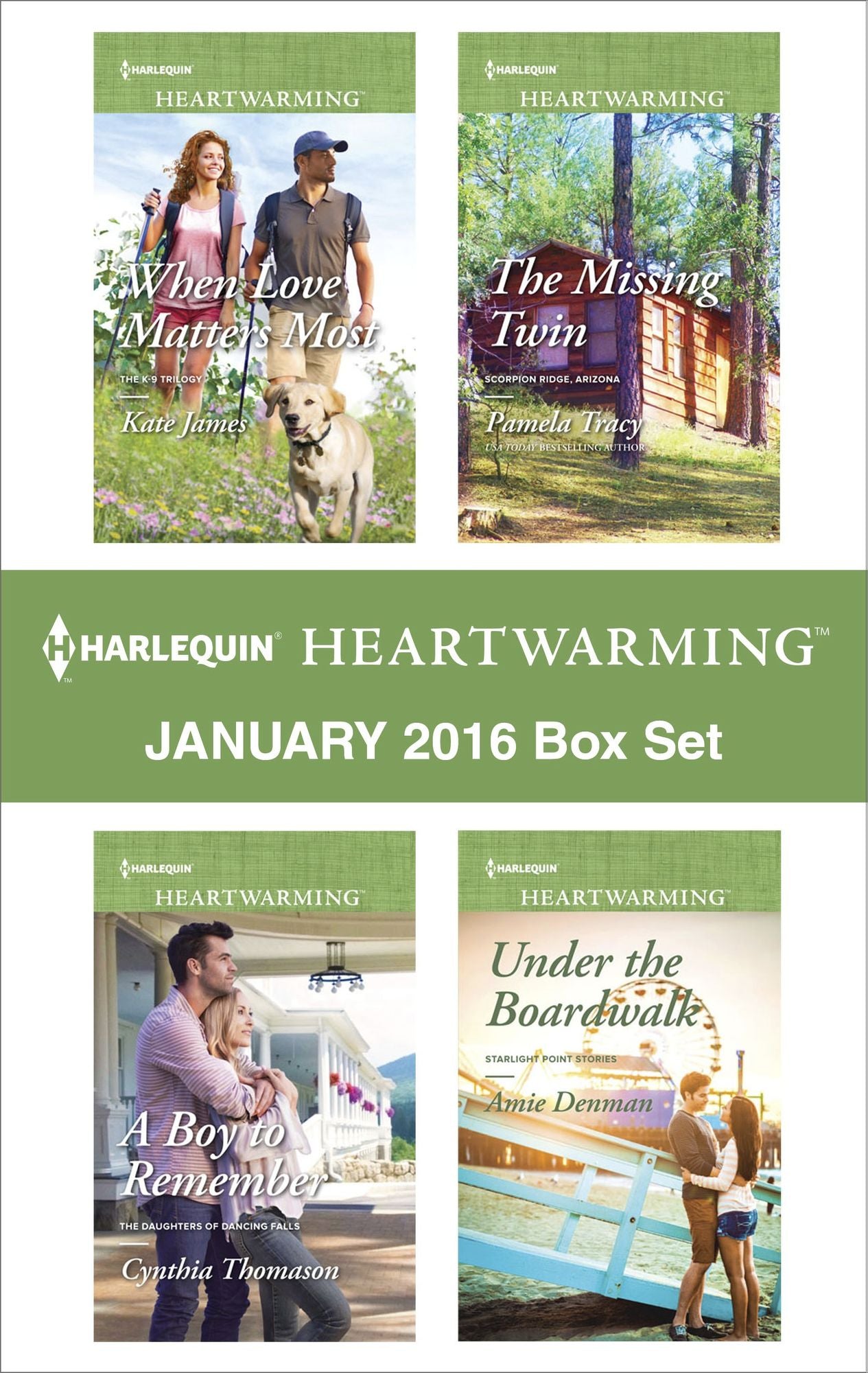Harlequin Heartwarming January 2016 Box Set: When Love Matters MostA Boy to RememberThe Missing TwinUnder the Boardwalk