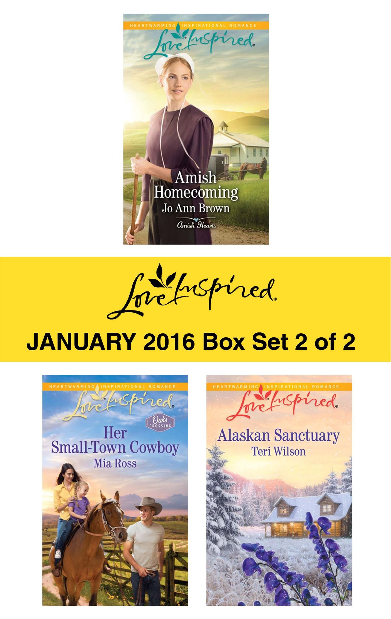 Love Inspired January 2016 - Box Set 2 of 2: Amish HomecomingHer Small-Town CowboyAlaskan Sanctuary