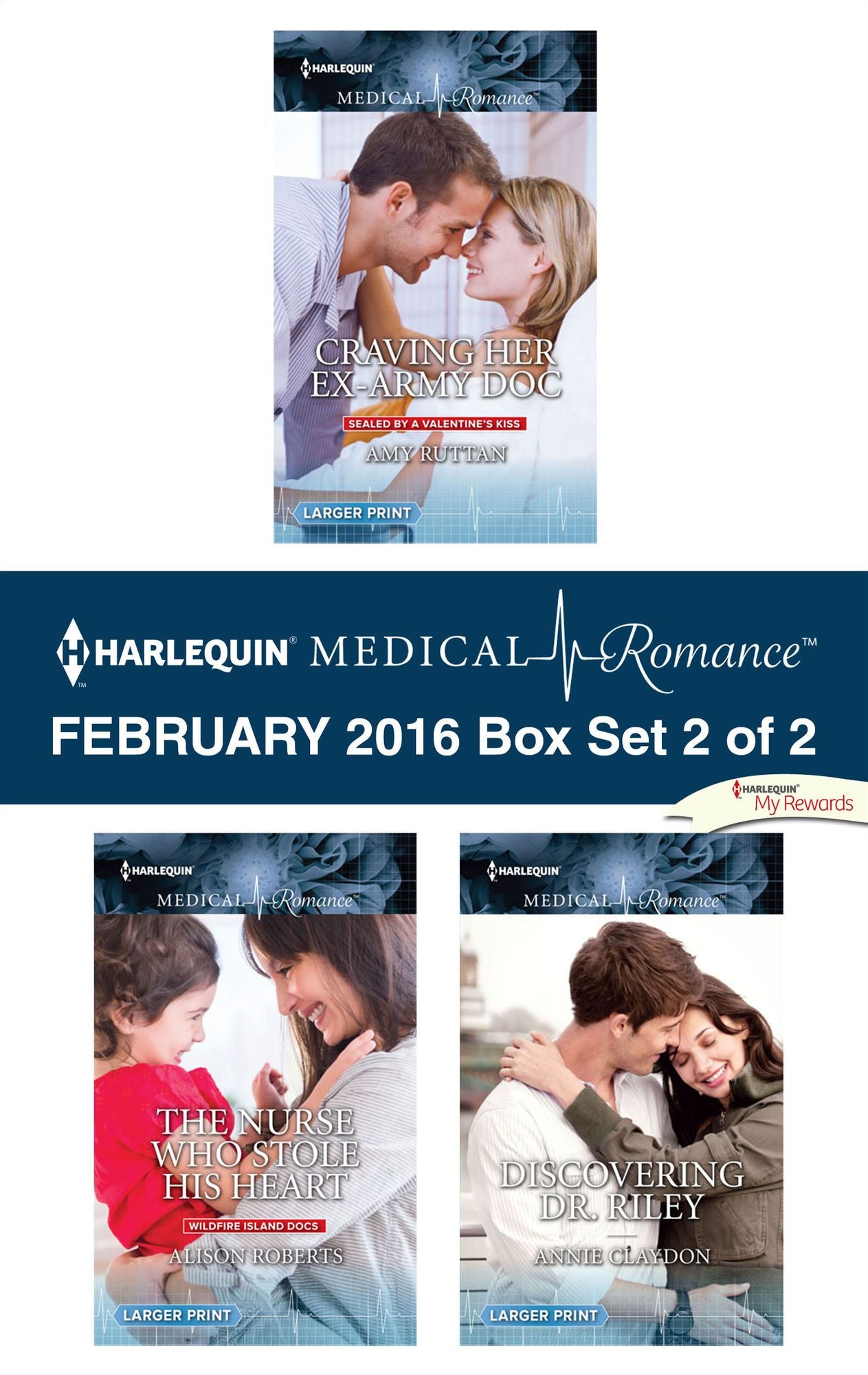 Harlequin Medical Romance February 2016 - Box Set 2 of 2: Craving Her Ex-Army DocThe Nurse Who Stole His HeartDiscovering Dr. Riley