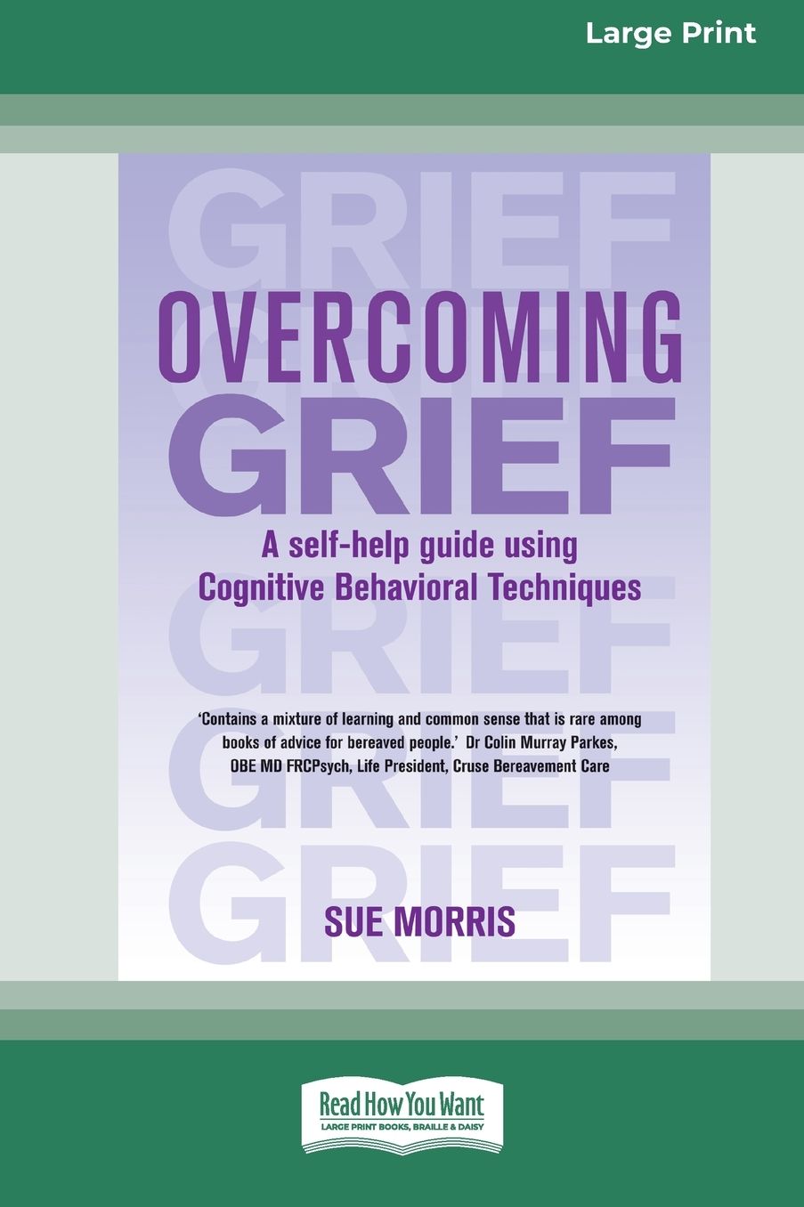 Overcoming Grief: A Self-Help Guide Using Cognitive Behavioral Techniques (Large Print 16pt)