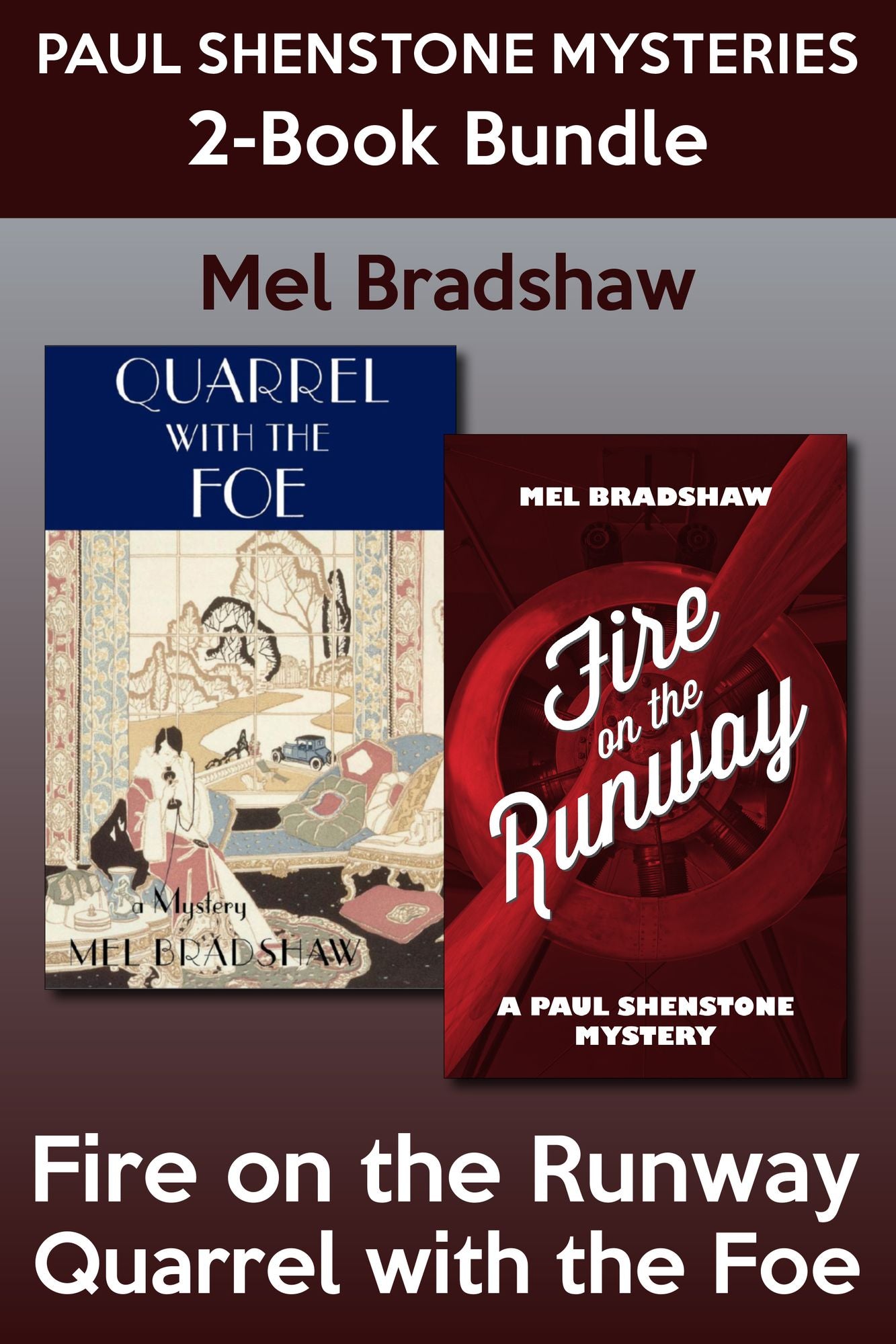 Paul Shenstone Mysteries 2-Book Bundle: Quarrel with the Foe / Fire on the Runway