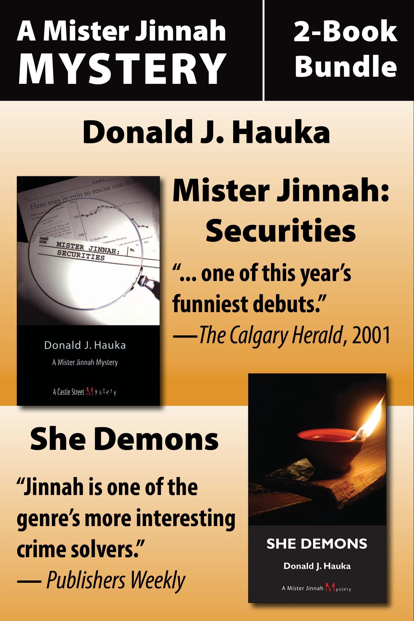 Mister Jinnah Mysteries 2-Book Bundle: Securities / She-Demon
