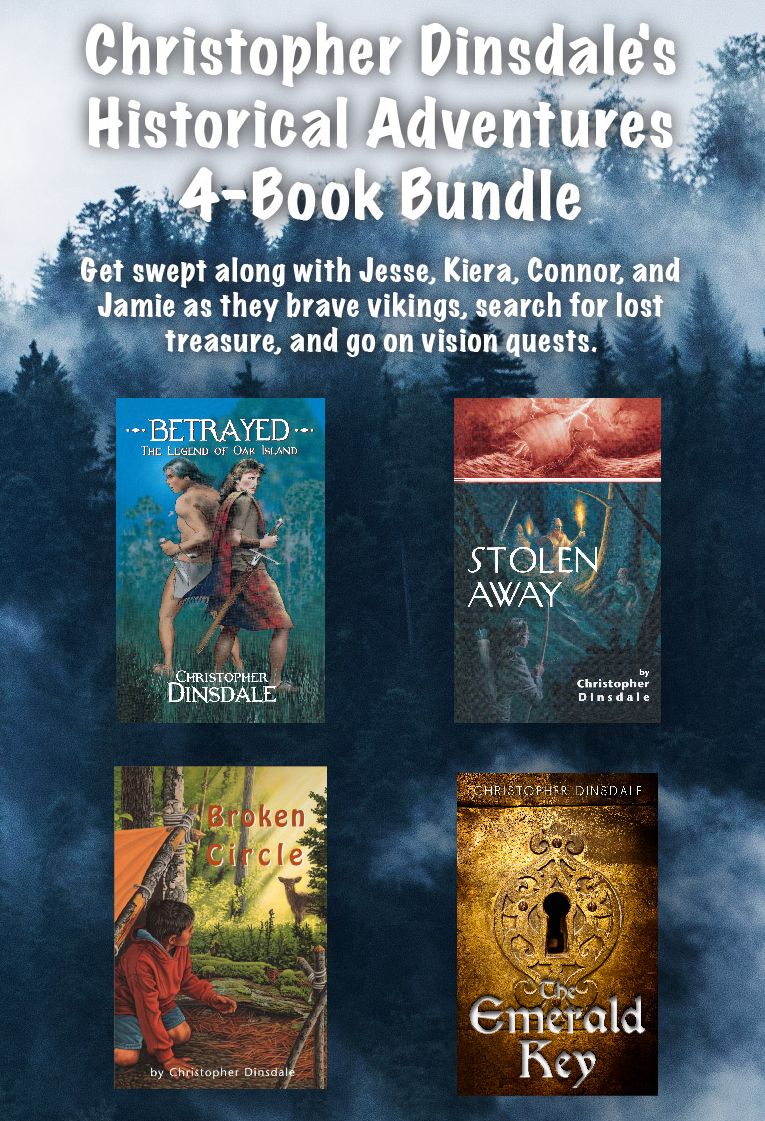 Christopher Dinsdale's Historical Adventures 4-Book Bundle: Broken Circle / Stolen Away / Betrayed / The Emerald Key