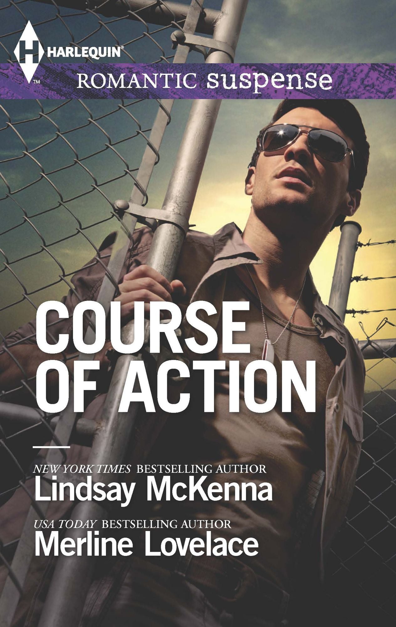 Course of Action: Out of Harm's Way / Any Time, Any Place (Harlequin Romantic Suspense Series #1775)