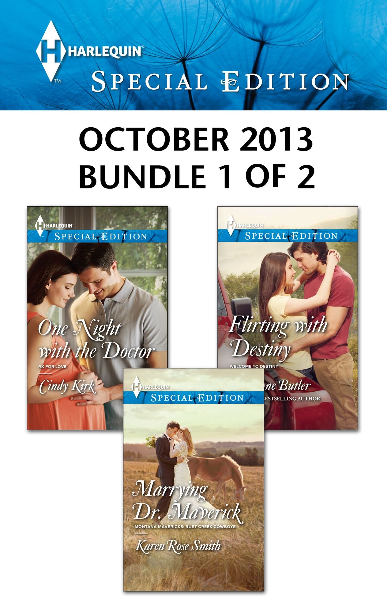Harlequin Special Edition October 2013 - Bundle 1 of 2: Marrying Dr. MaverickOne Night with the DoctorFlirting with Destiny