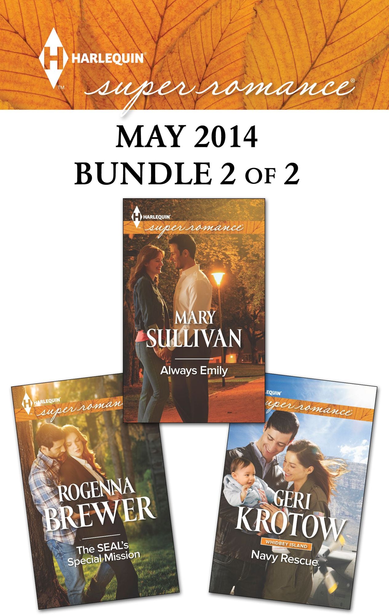 Harlequin Superromance May 2014 - Bundle 2 of 2: The SEAL's Special MissionAlways EmilyNavy Rescue