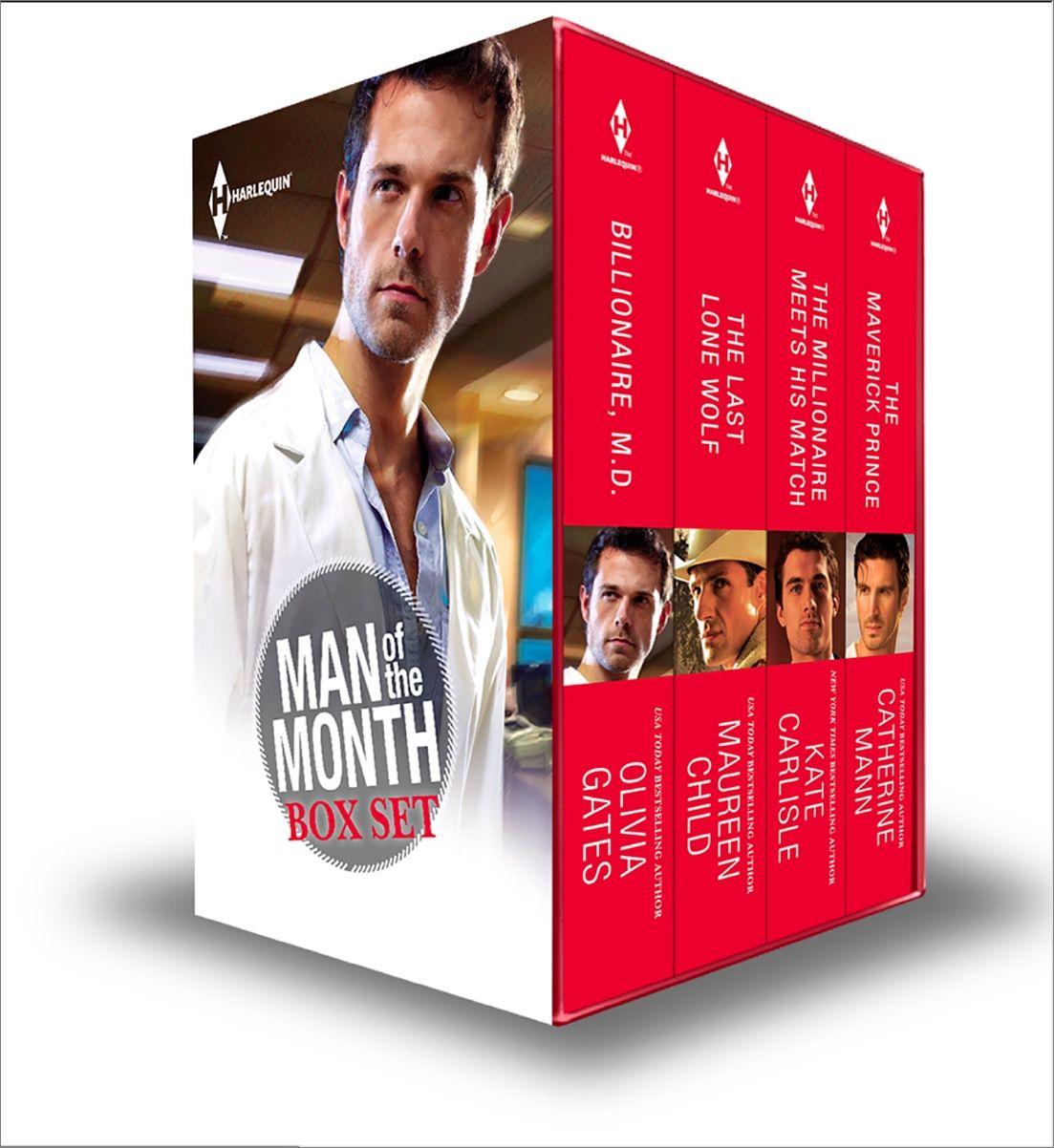 Best of Man of the Month - Set 1 of 3: The Maverick PrinceThe Last Lone WolfBillionaire, M.D.The Millionaire Meets His Match