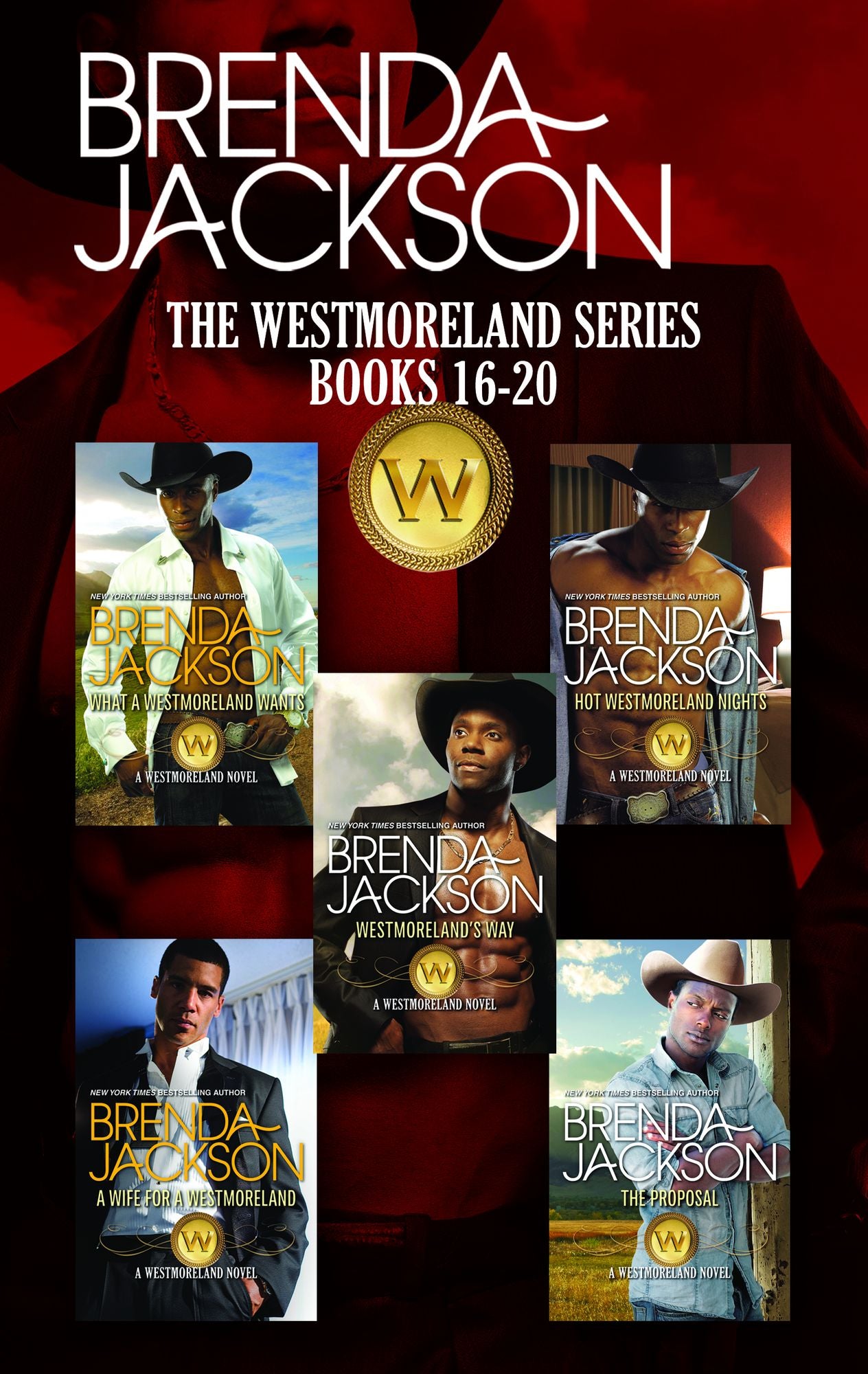 Brenda Jackson The Westmoreland Series Books 16-20: Westmoreland's WayHot Westmoreland NightsWhat a Westmoreland WantsA Wife for a WestmorelandThe Proposal