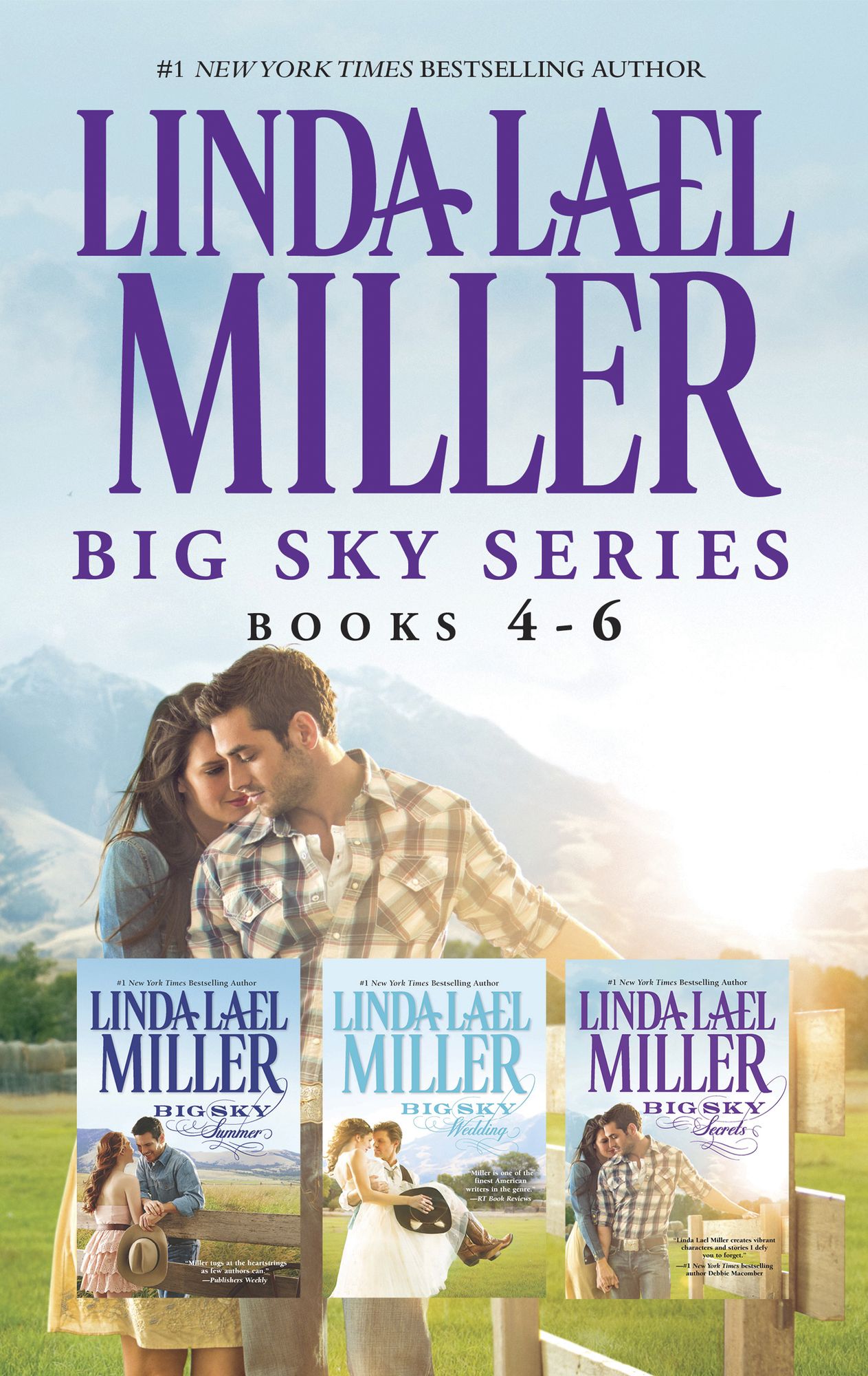 Linda Lael Miller Big Sky Series Books 4-6: Big Sky SummerBig Sky WeddingBig Sky Secrets
