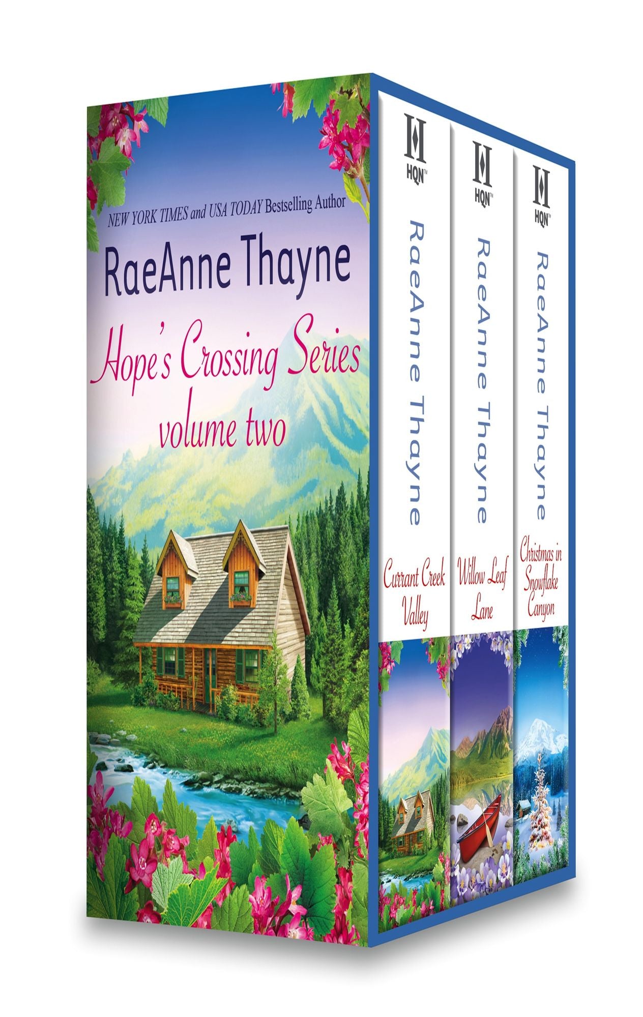 RaeAnne Thayne Hope's Crossings Series Volume Two: Currant Creek ValleyWillowleaf LaneChristmas in Snowflake Canyon