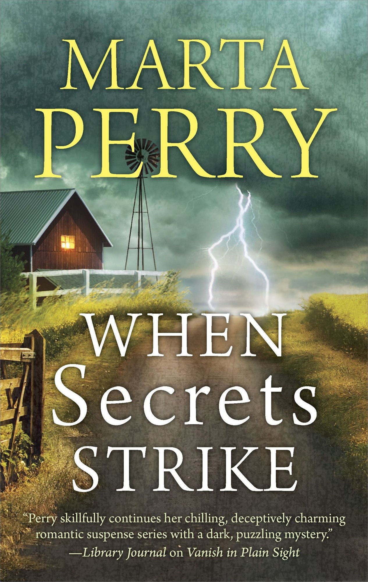 When Secrets Strike: Romantic Suspense set in Amish Country