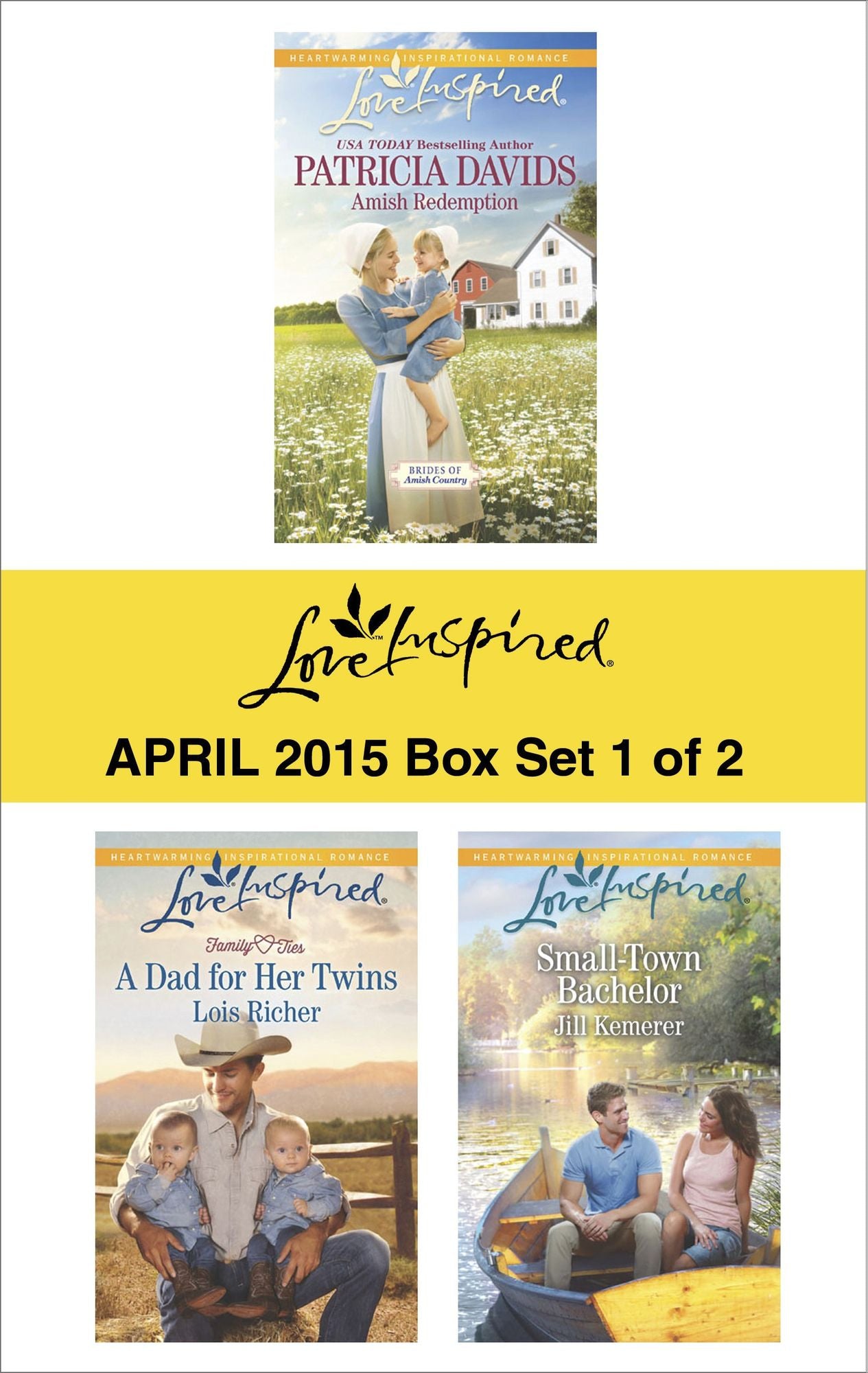 Love Inspired April 2015 - Box Set 1 of 2: Amish RedemptionA Dad for Her TwinsSmall-Town Bachelor