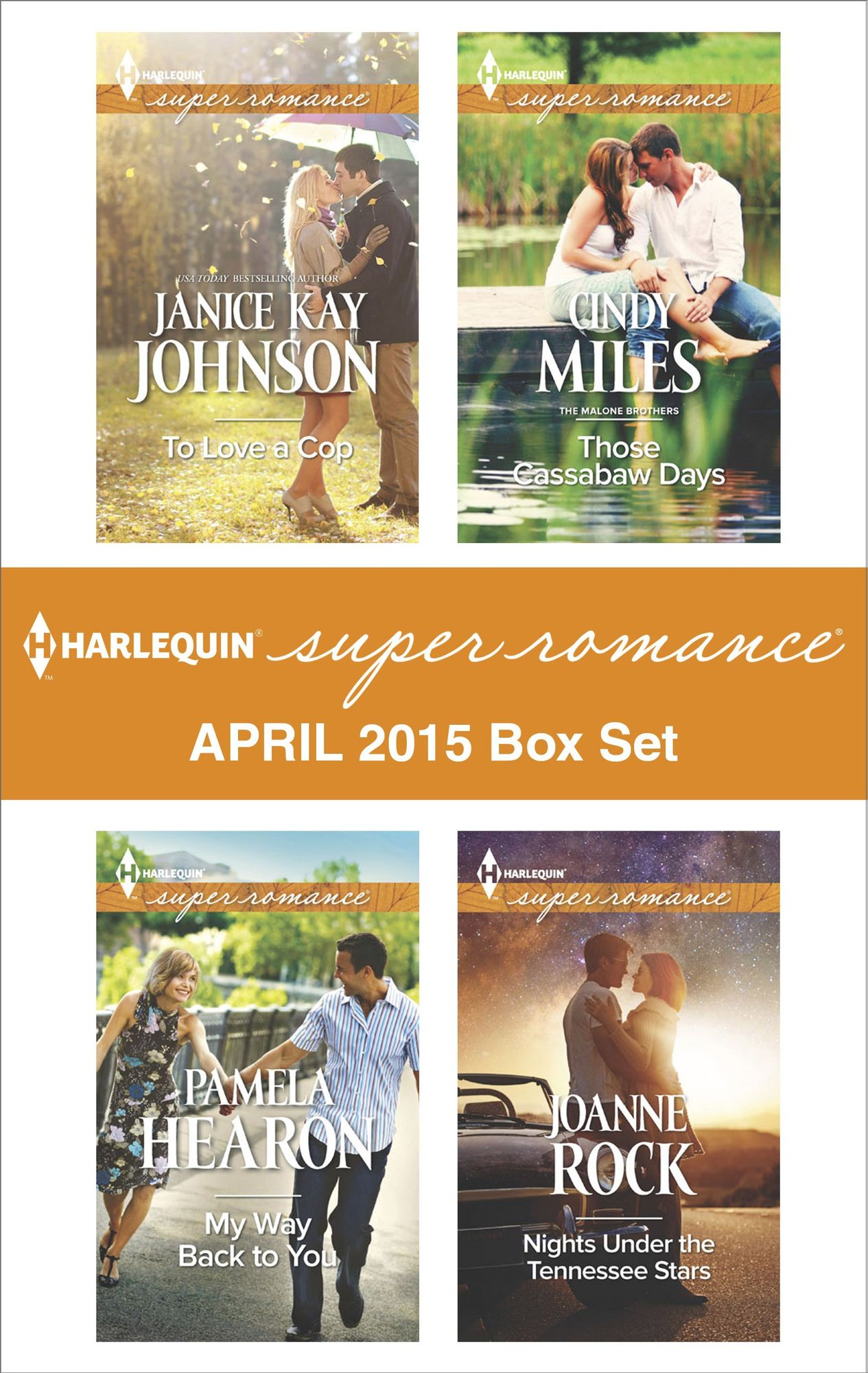 Harlequin Superromance April 2015 - Box Set: To Love a CopMy Way Back to YouThose Cassabaw DaysNights Under the Tennessee Stars