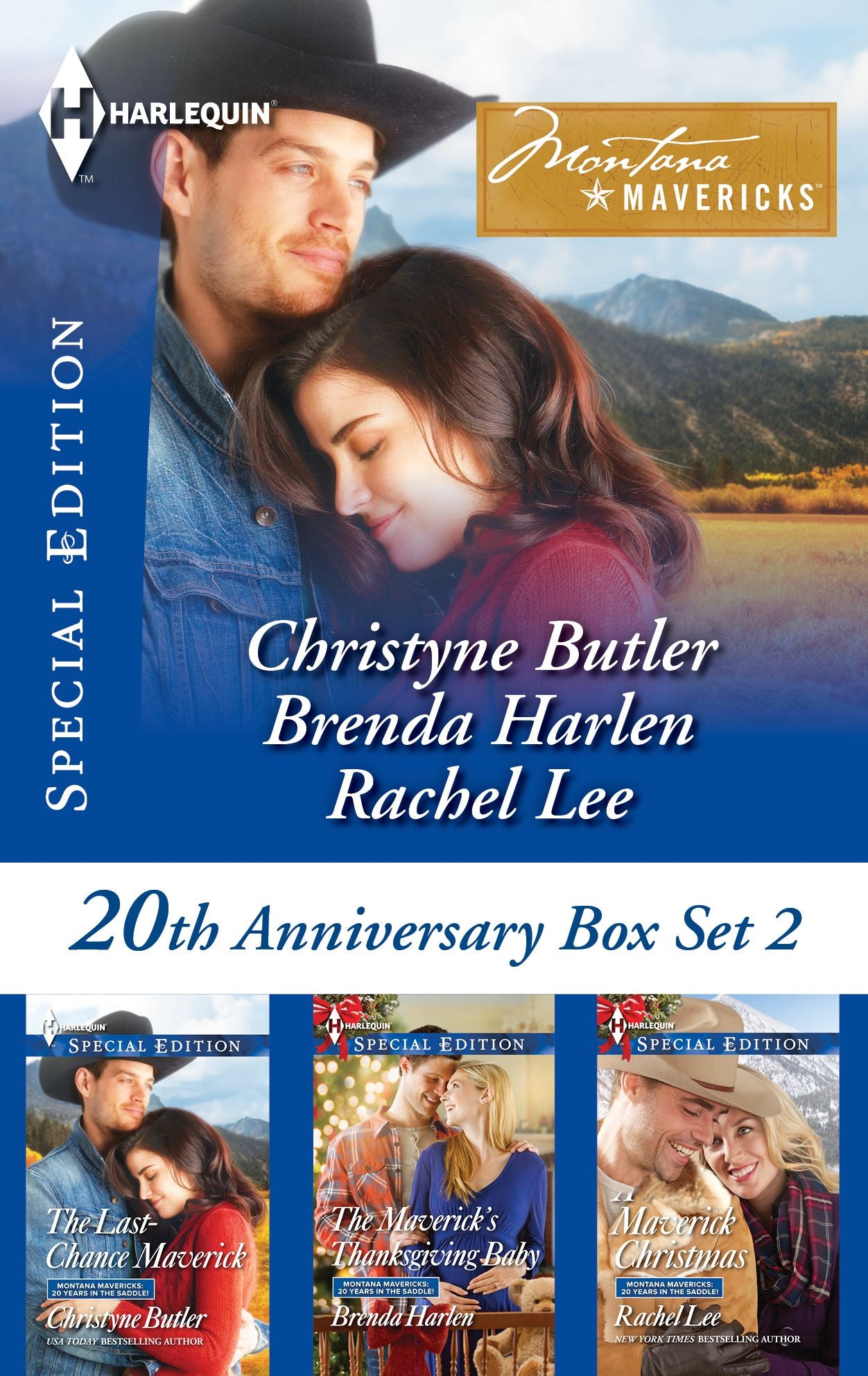 Montana Mavericks 20th Anniversary Box Set 2: The Last-Chance MaverickThe Maverick's Thanksgiving BabyA Very Maverick Christmas