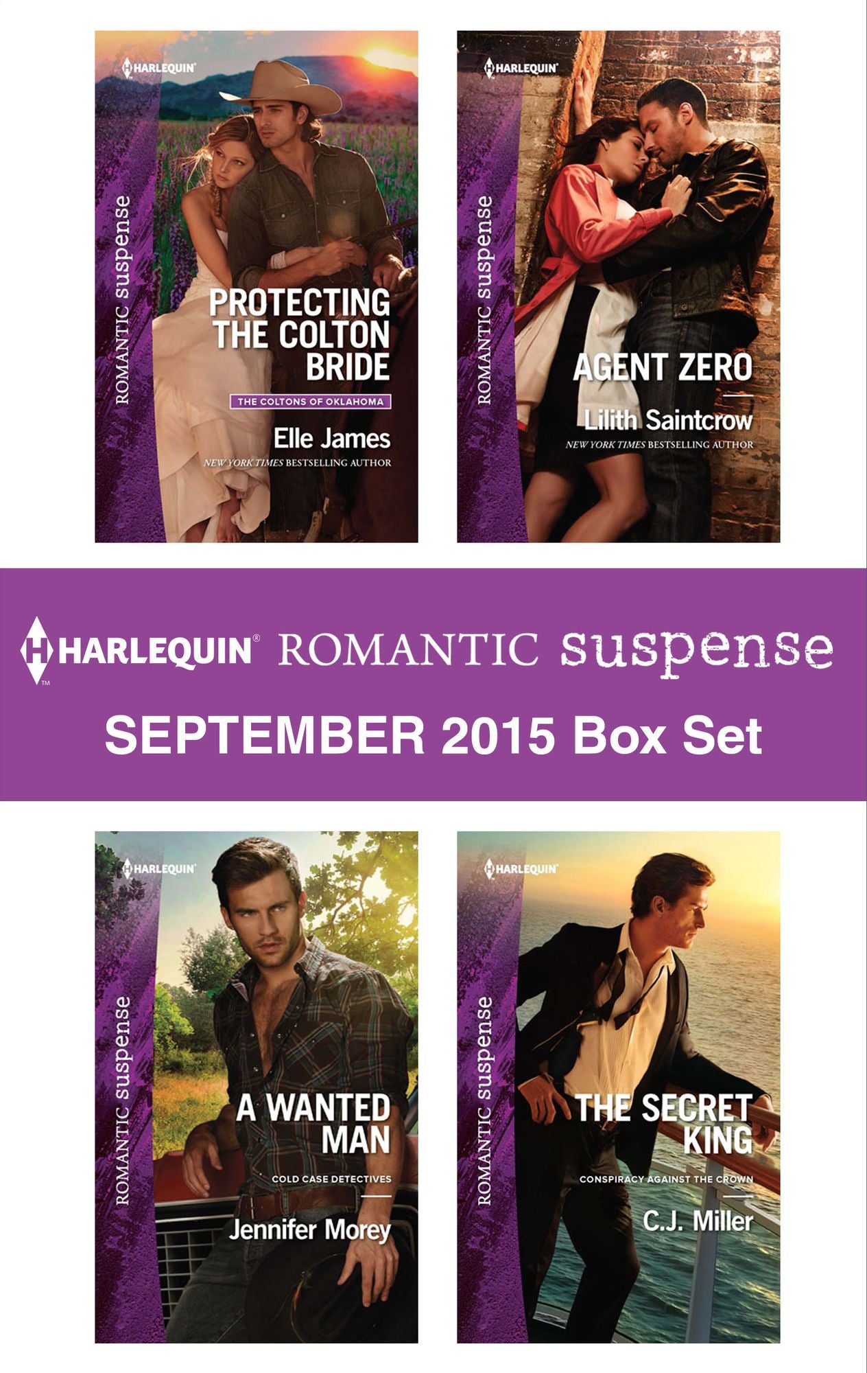 Harlequin Romantic Suspense September 2015 Box Set: Protecting the Colton BrideA Wanted ManAgent ZeroThe Secret King