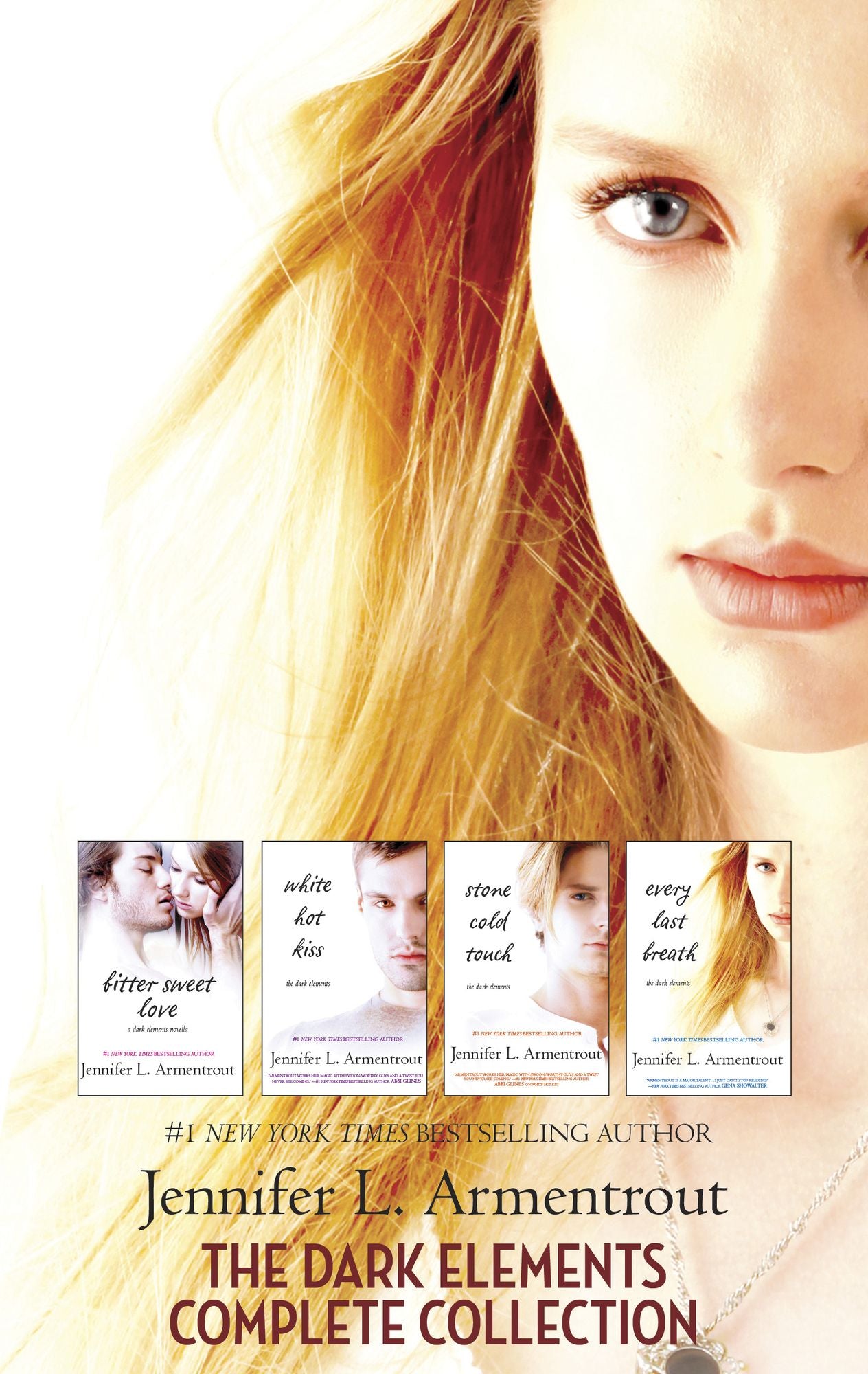 Jennifer L. Armentrout The Dark Elements Complete Collection: Bitter Sweet LoveWhite Hot KissStone Cold TouchEvery Last Breath