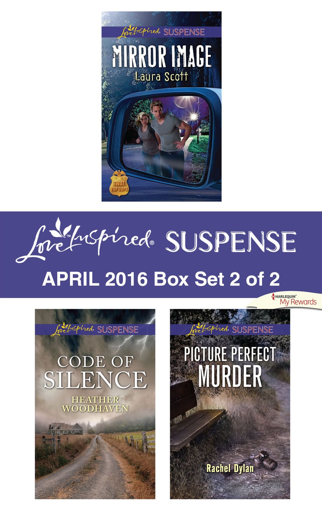Harlequin Love Inspired Suspense April 2016 - Box Set 2 of 2: Mirror ImageCode of SilencePicture Perfect Murder