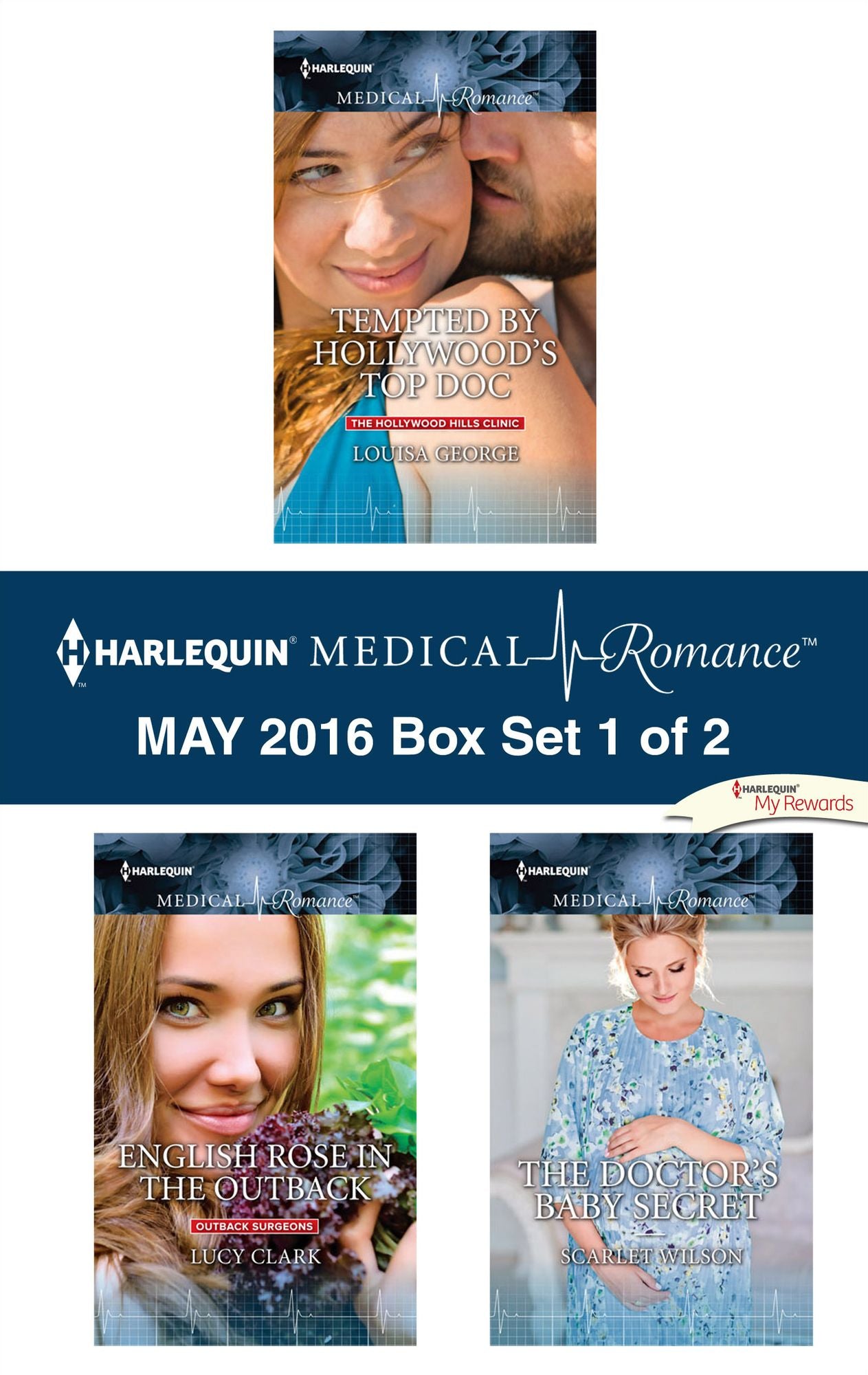 Harlequin Medical Romance May 2016 - Box Set 1 of 2: Tempted by Hollywood's Top DocEnglish Rose in the OutbackThe Doctor's Baby Secret