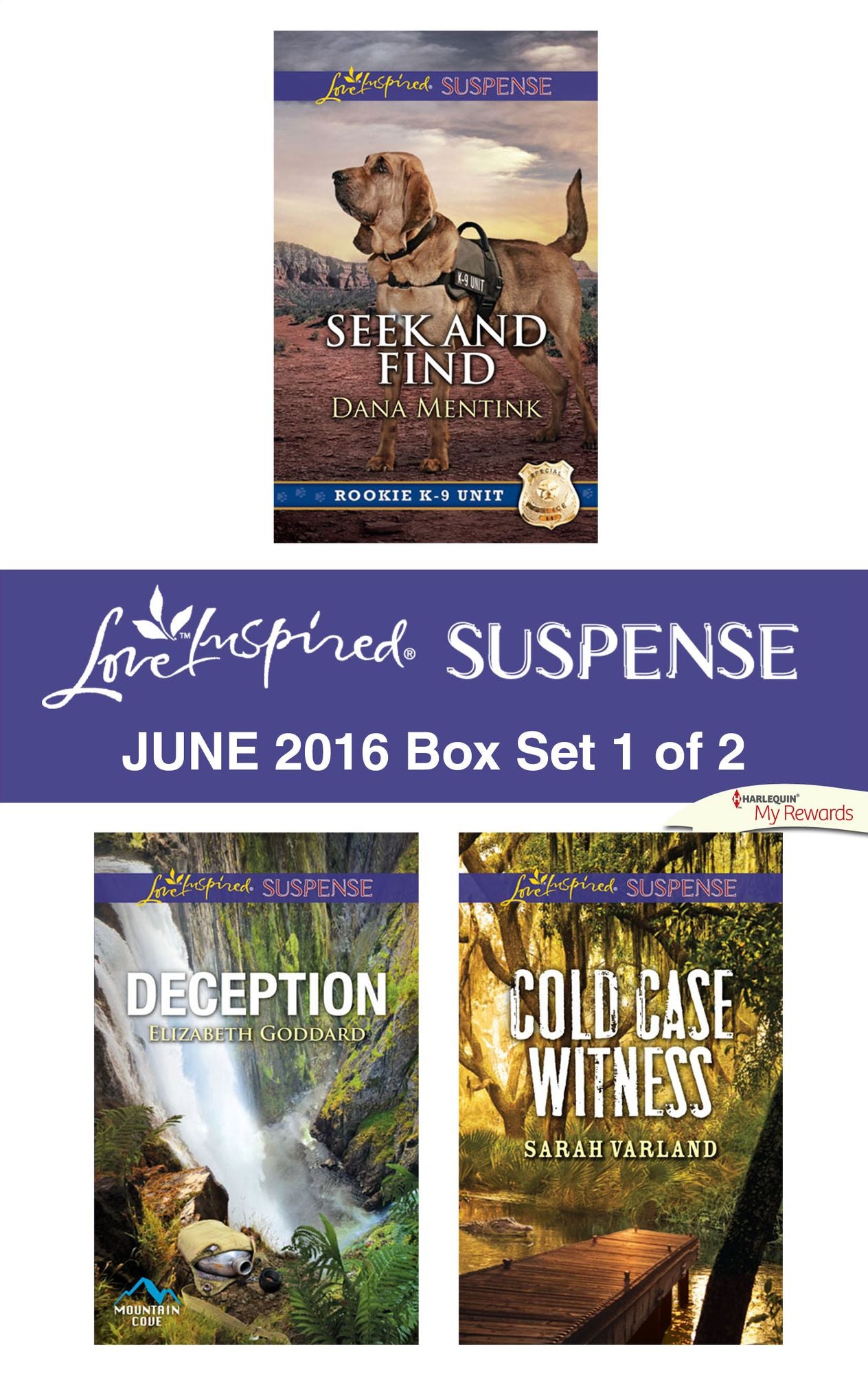 Harlequin Love Inspired Suspense June 2016 - Box Set 1 of 2: Seek and FindDeceptionCold Case Witness