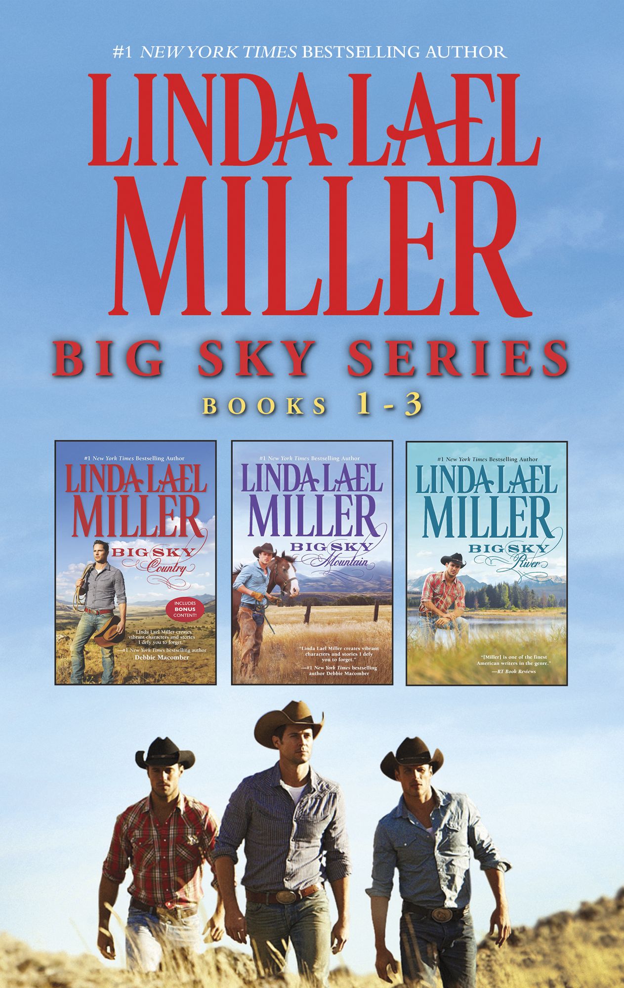 Linda Lael Miller Big Sky Series Books 1-3: Big Sky CountryBig Sky MountainBig Sky River