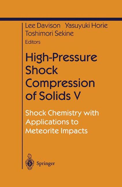 High-Pressure Shock Compression of Solids V: Shock Chemistry with Applications to Meteorite Impacts