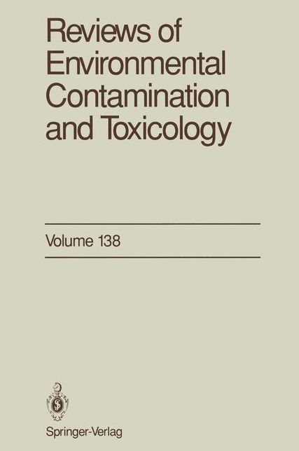 Reviews of Environmental Contamination and Toxicology: Continuation of Residue Reviews