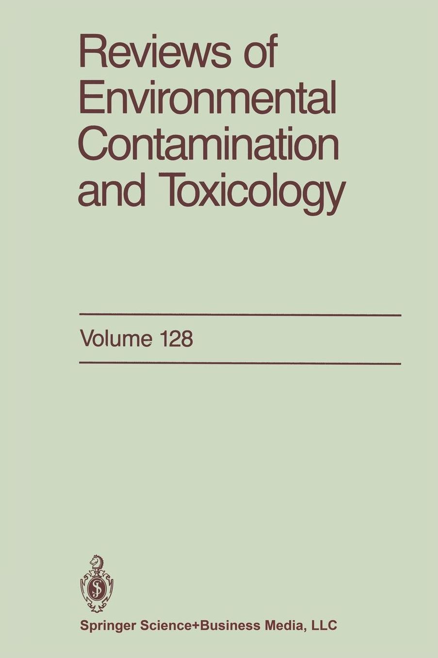 Reviews of Environmental Contamination and Toxicology