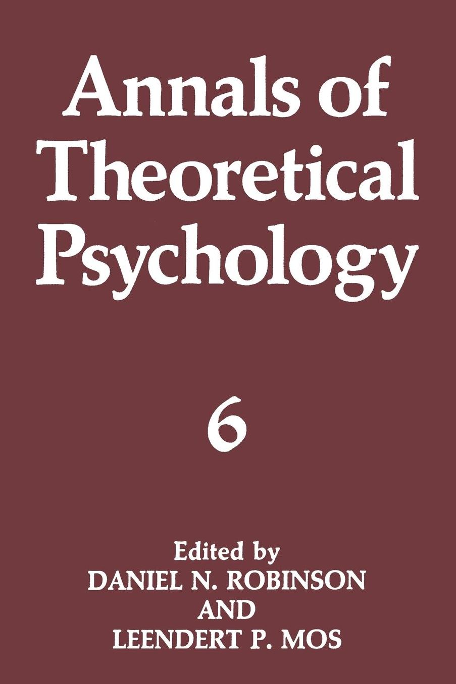 Annals of Theoretical Psychology