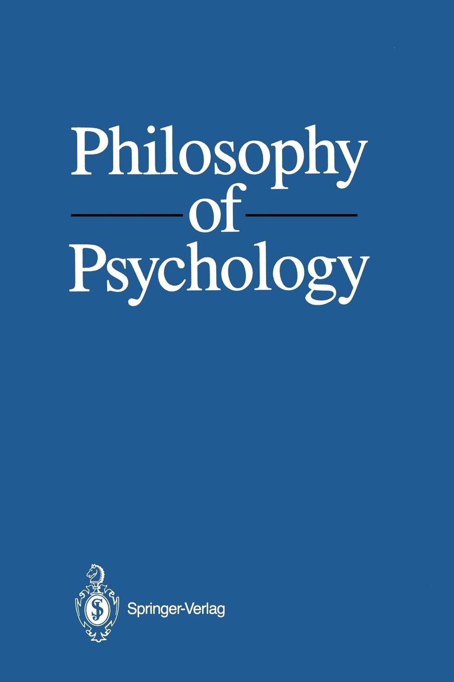 Philosophy of Psychology