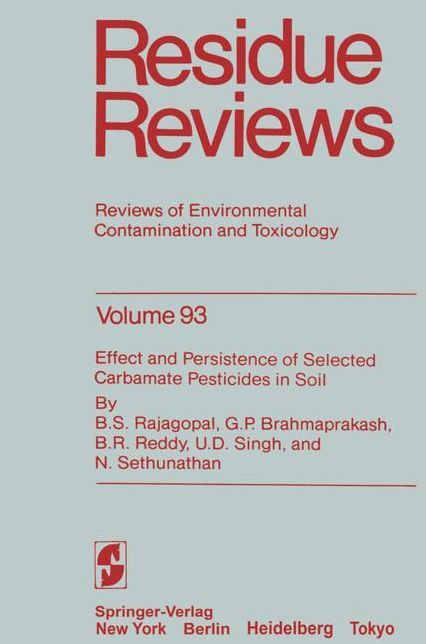 Residue Reviews