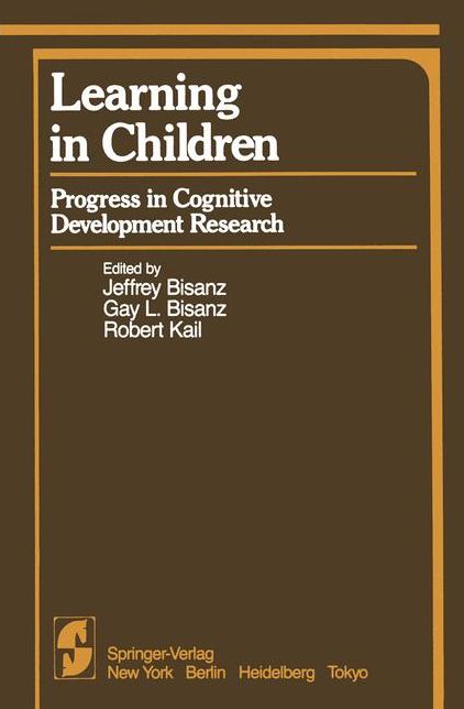 Learning in Children: Progress in Cognitive Development Research