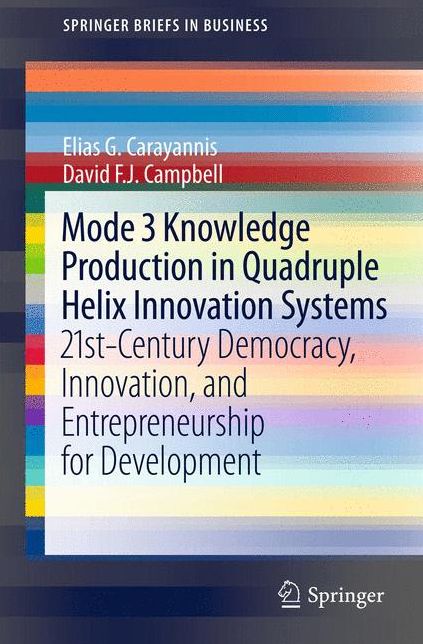 Mode 3 Knowledge Production in Quadruple Helix Innovation Systems: 21st-Century Democracy, Innovation, and Entrepreneurship for Development