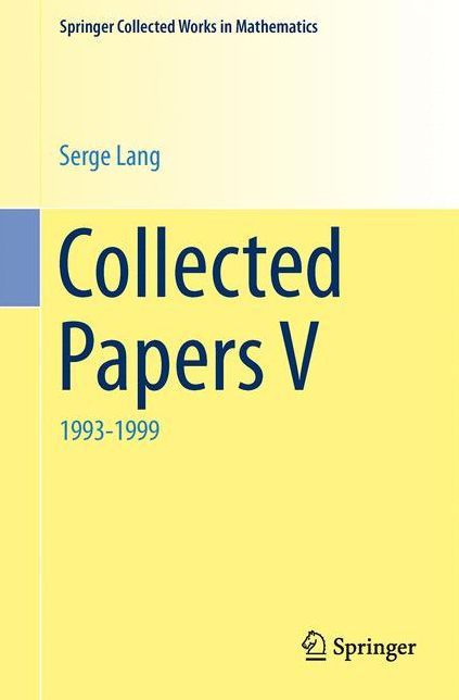 Collected Papers V: 1993-1999